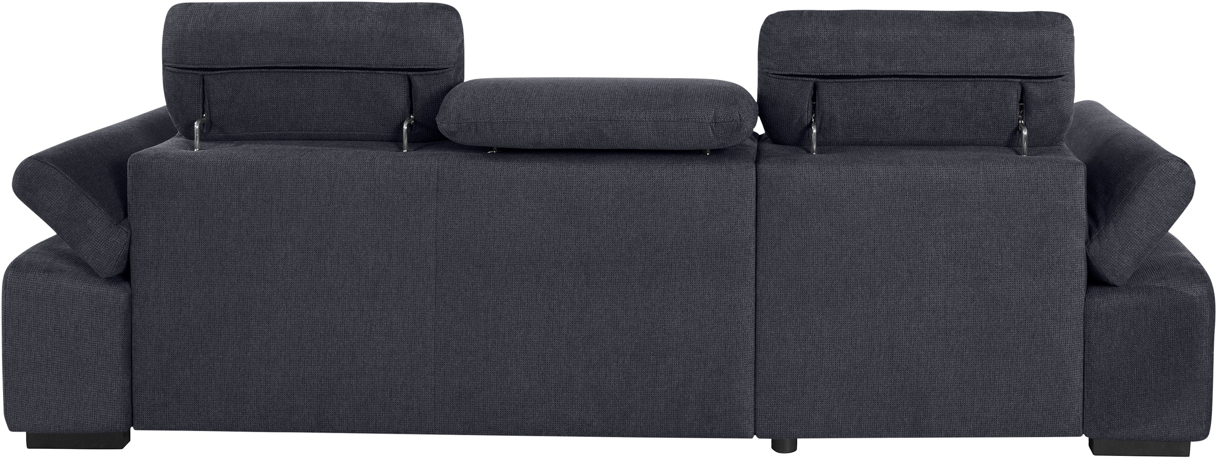 COTTA Ecksofa »Lola L-Form mit Kopfteilfunktion & Hocker«, (Set, mit Hocker), wahlweise mit Bettfunktion, Bettkasten & Armteilverstellung