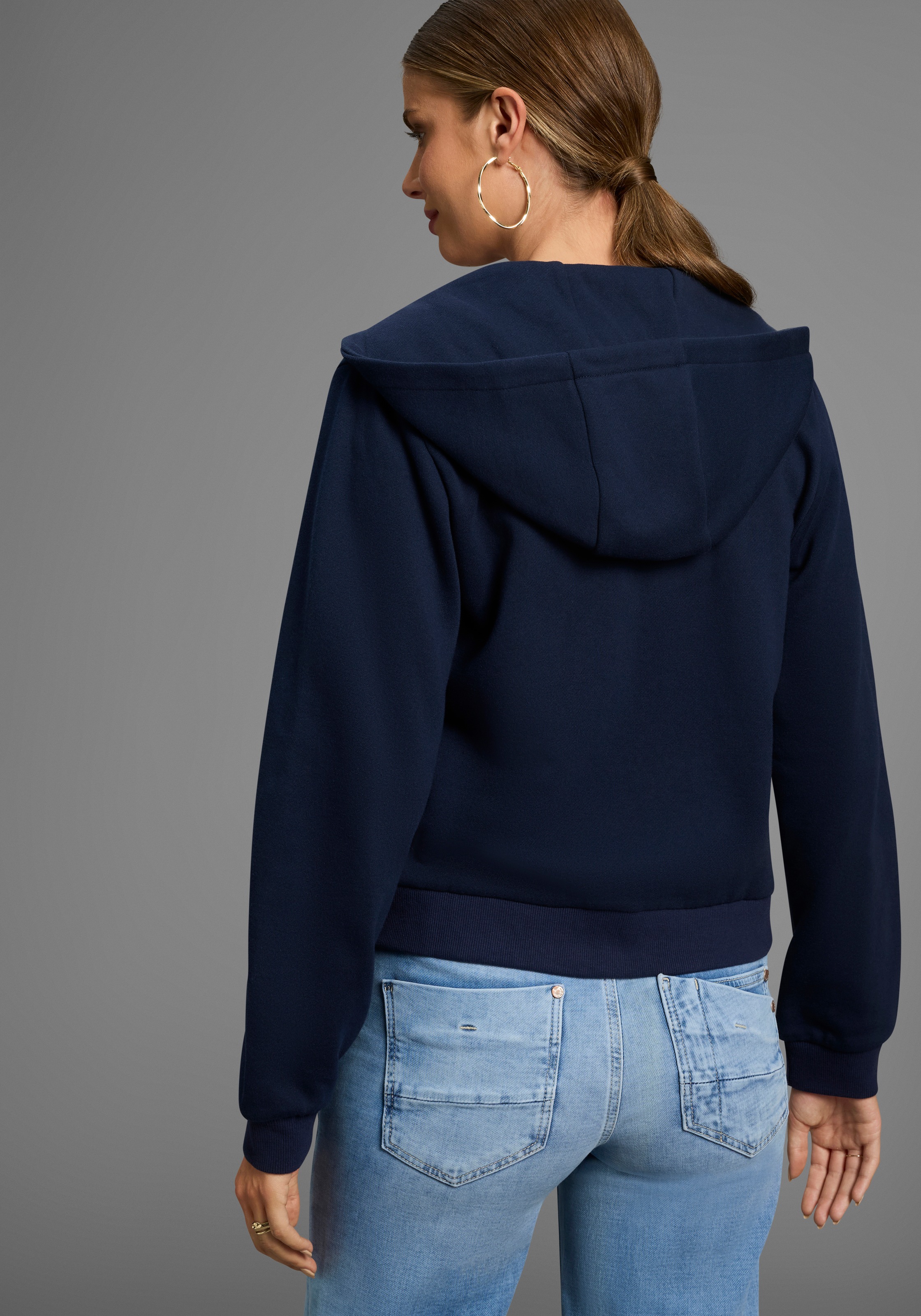 DELMAO Kapuzensweatjacke
