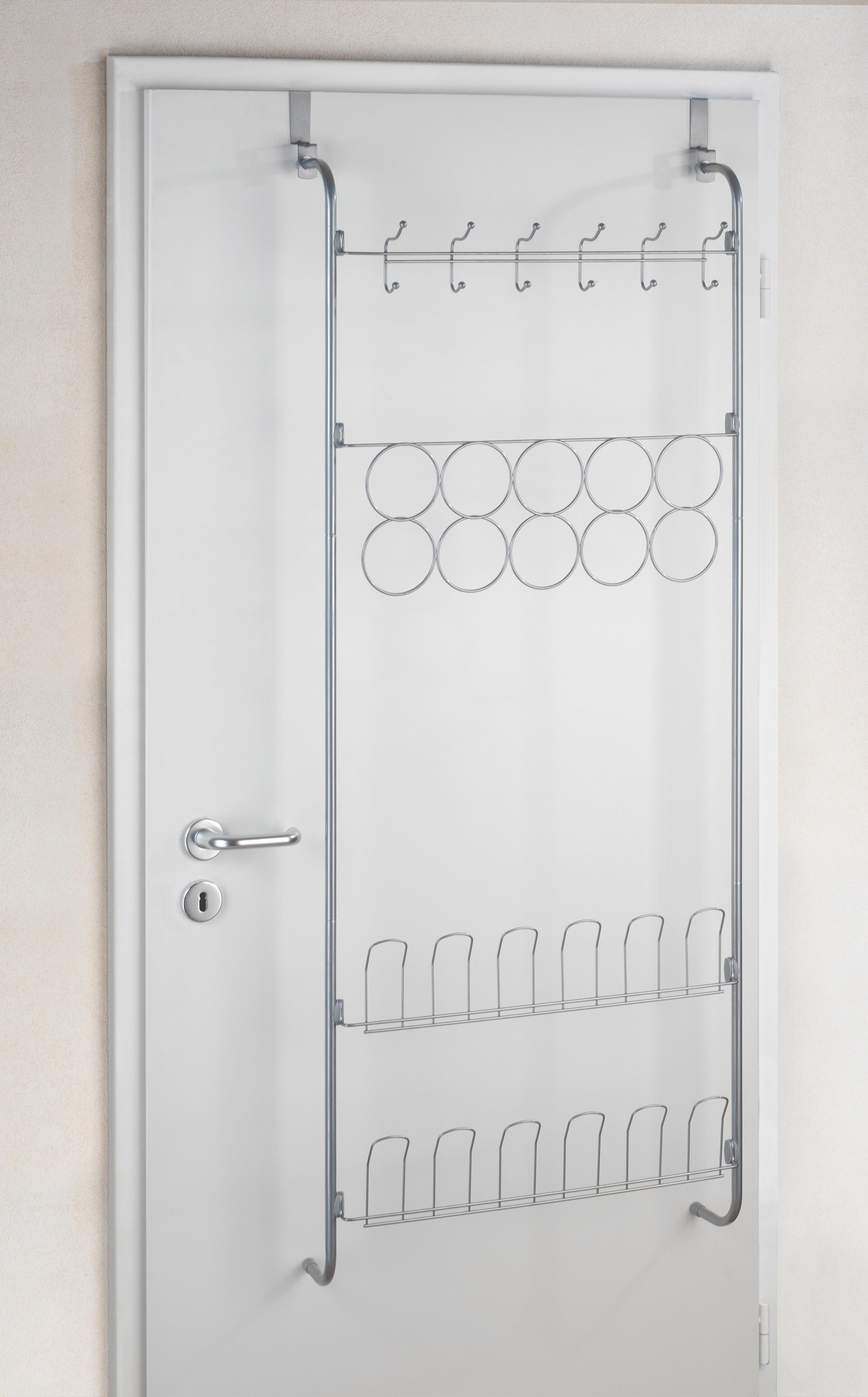 WENKO Türgarderobe, mit Haken und Schlaufen