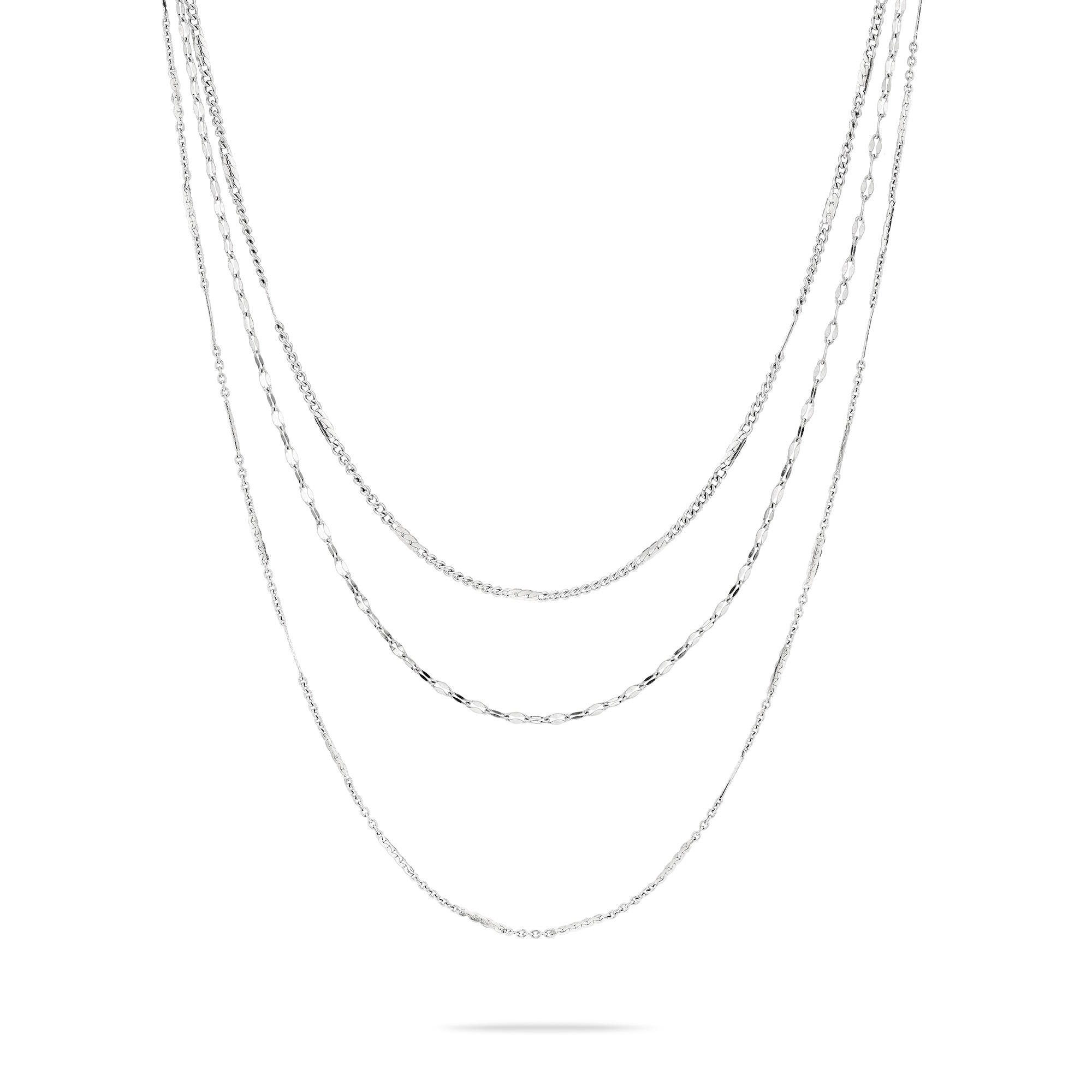 Liebeskind Berlin Kette ohne Anhänger »Schmuck Edelstahl Sparkling With Layers«