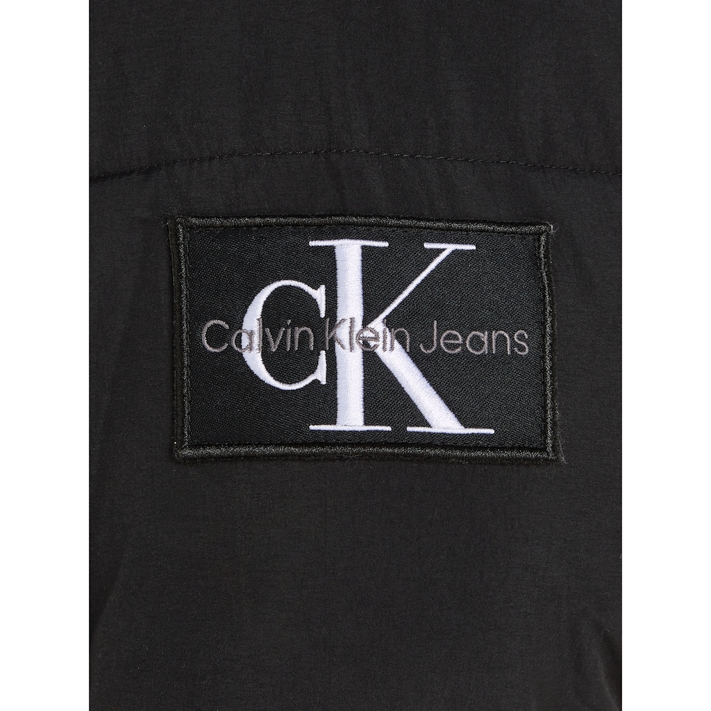 Calvin Klein Jeans Steppjacke »BLOCKING NON-DOWN PUFFER JACKET«, mit Logopatch