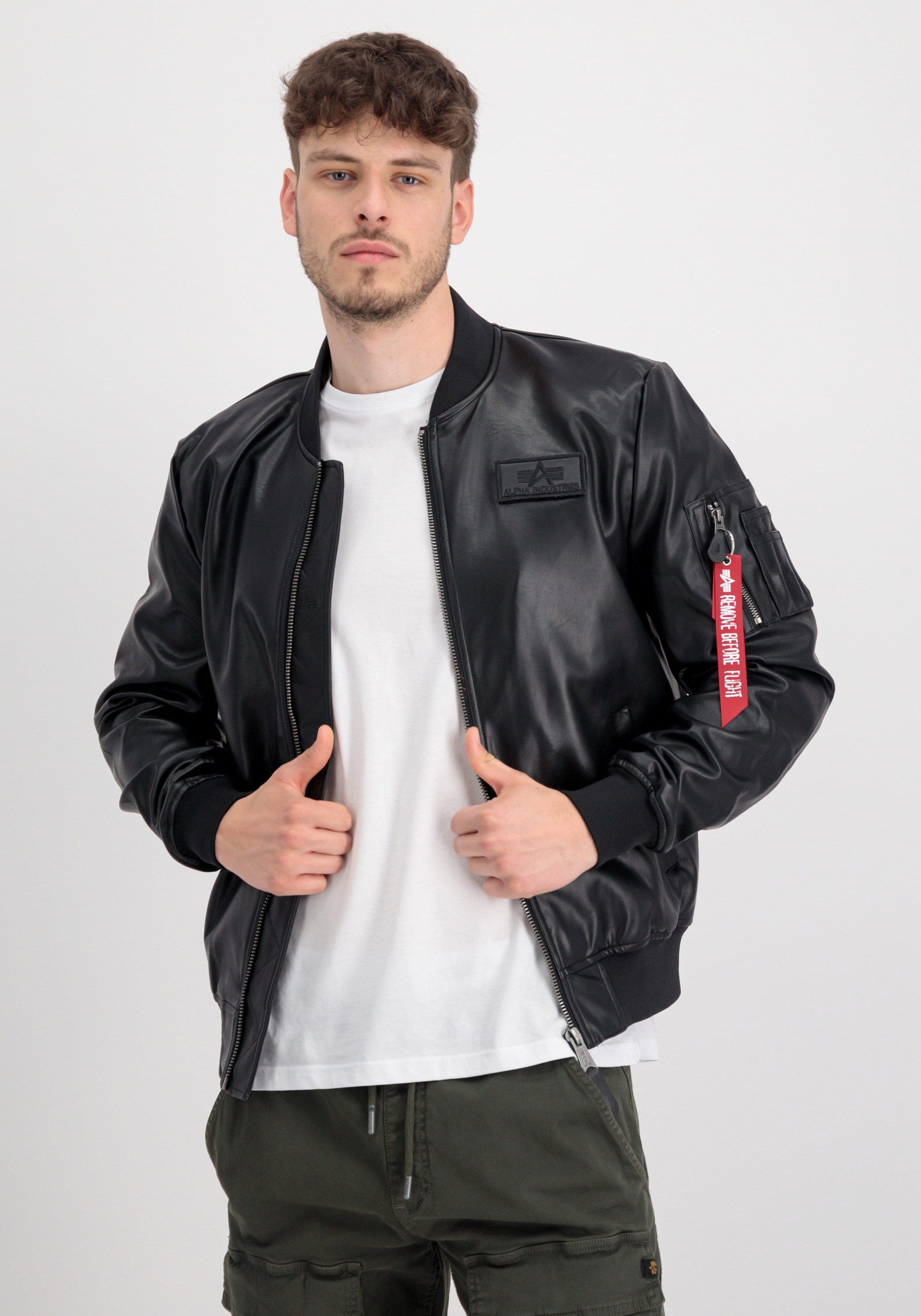 Lederjacke »ALPHA INDUSTRIES Men - Leather & Vegan Jackets«