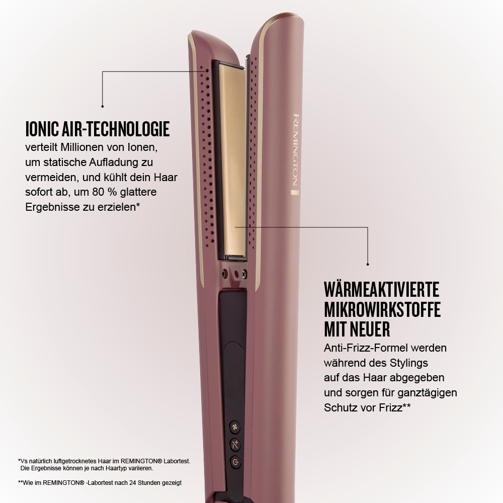 Remington Glätteisen »AIRviveSlim Glätteisen (S8930)« Ionic Air, Anti-Frizz, Ultra-Keramikbeschichtung, 150-230°C
