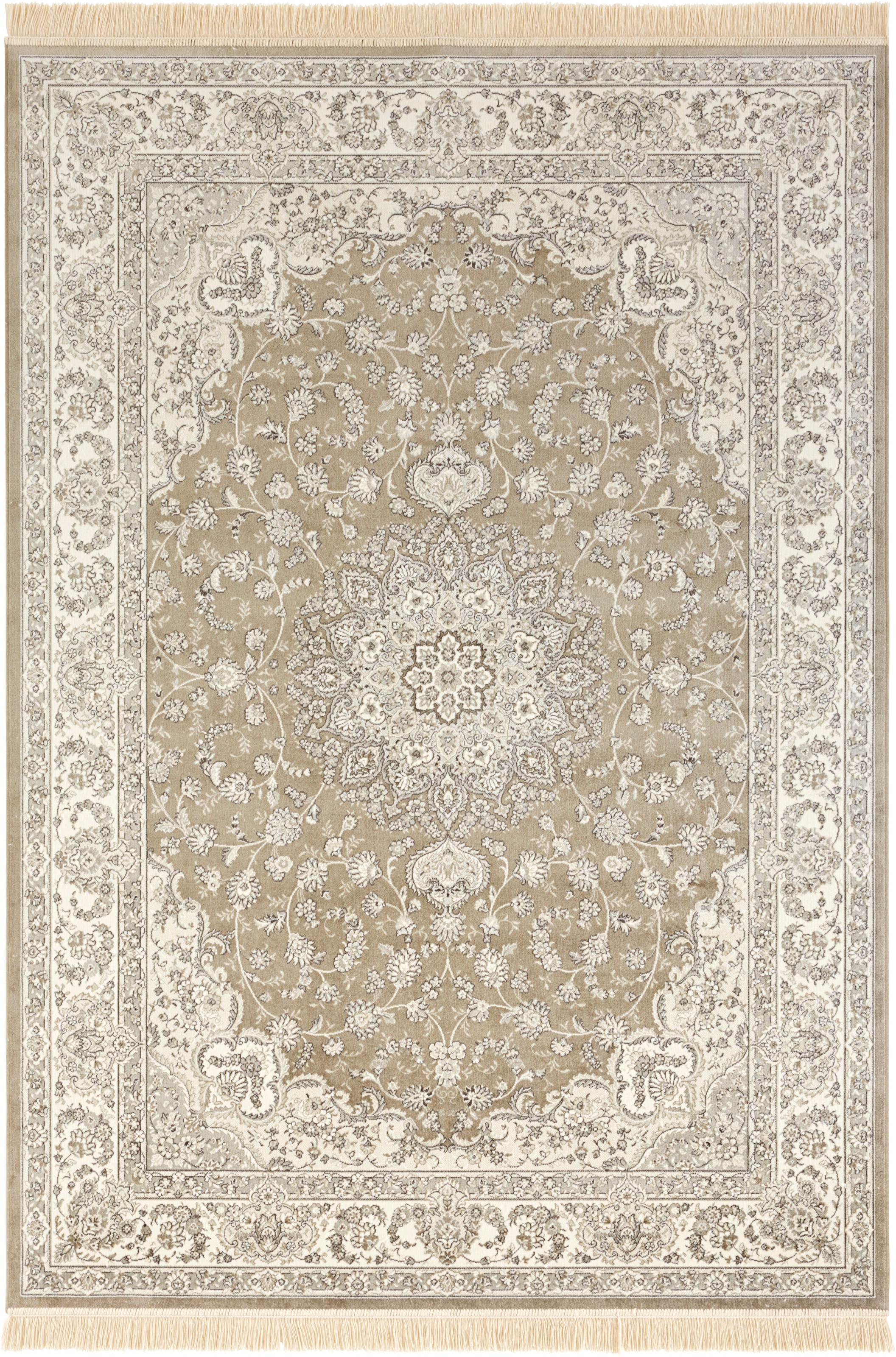 HANSE Home Teppich »Antik Nain«, rechteckig, 5 mm Höhe, Orientalisch mit Fransen, Orient, Wohnzimmer, Schlafzimmer, Esszimmer