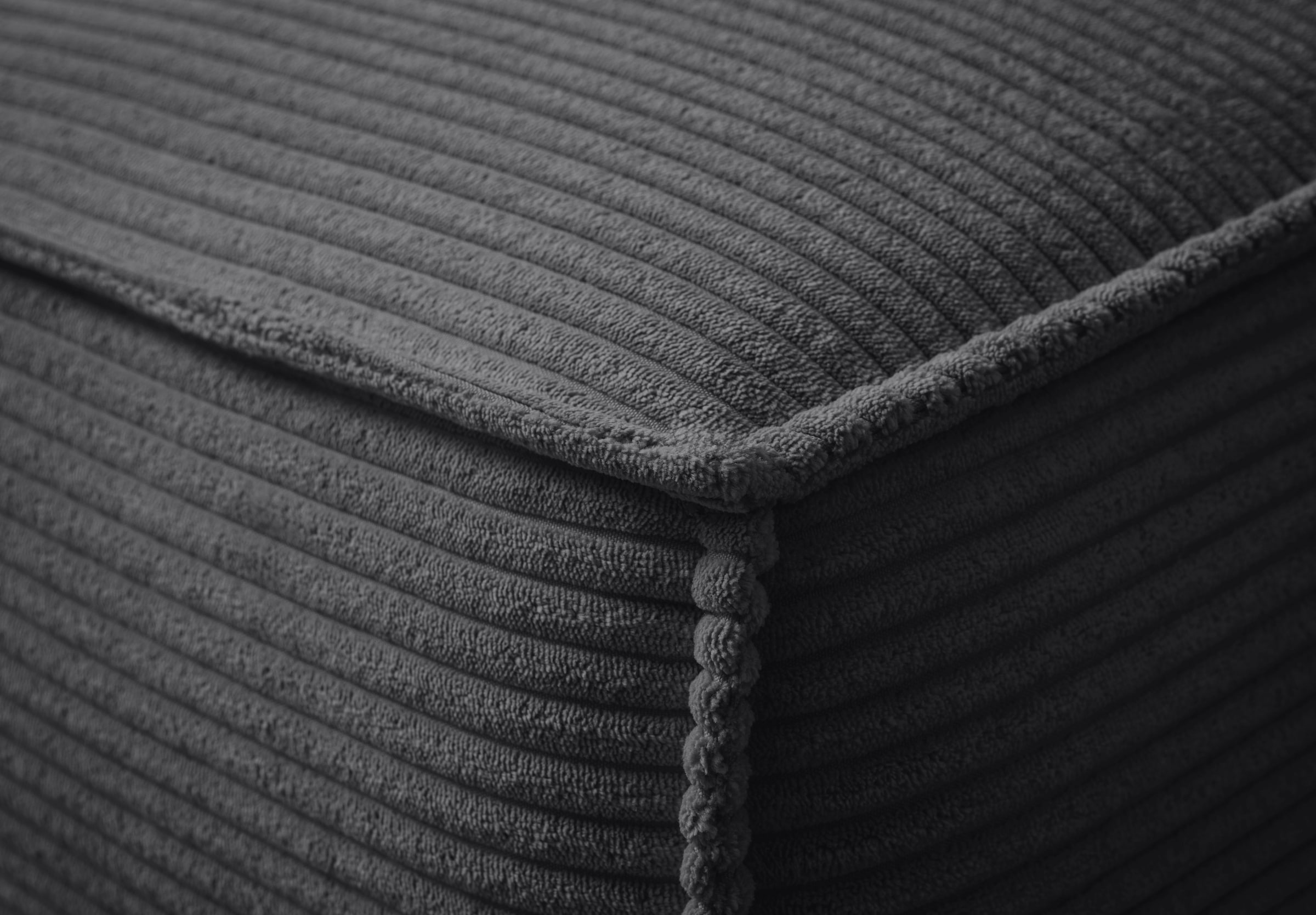 andas Ecksofa »TVINNU, L-Form, 275cm, in Cord und Leinenoptik« wahlweise Recamiere rechts/links, schwarze Füße, bequemer Sitzkomfort