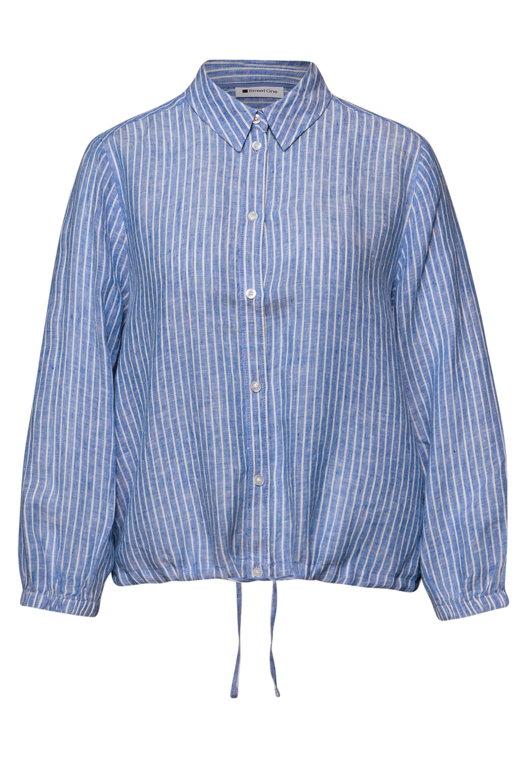 STREET ONE Hemdbluse mit Streifen Muster
