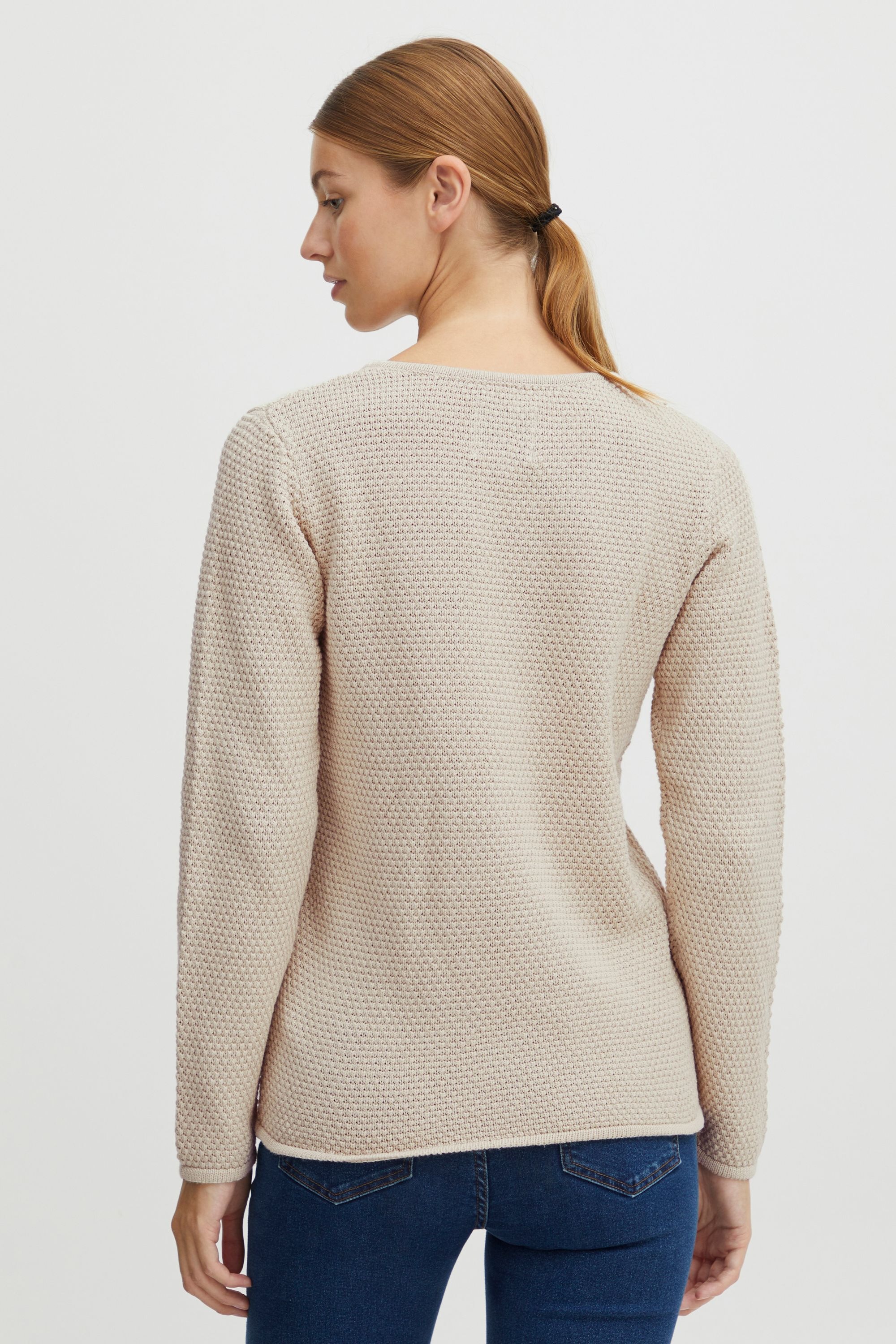 OXMO Strickfleece-Pullover »Strickpullover OXHanna«