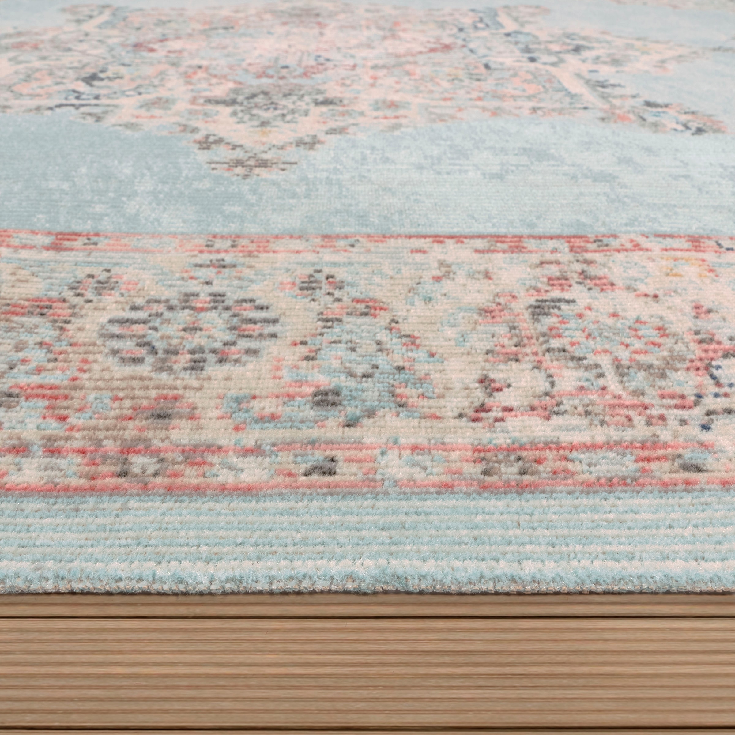 Paco Home Teppich »Torres 275«, rechteckig, 8 mm Höhe, Kurzflor, moderne Orient Optik, Used-Look, In- und Outdoor geeignet