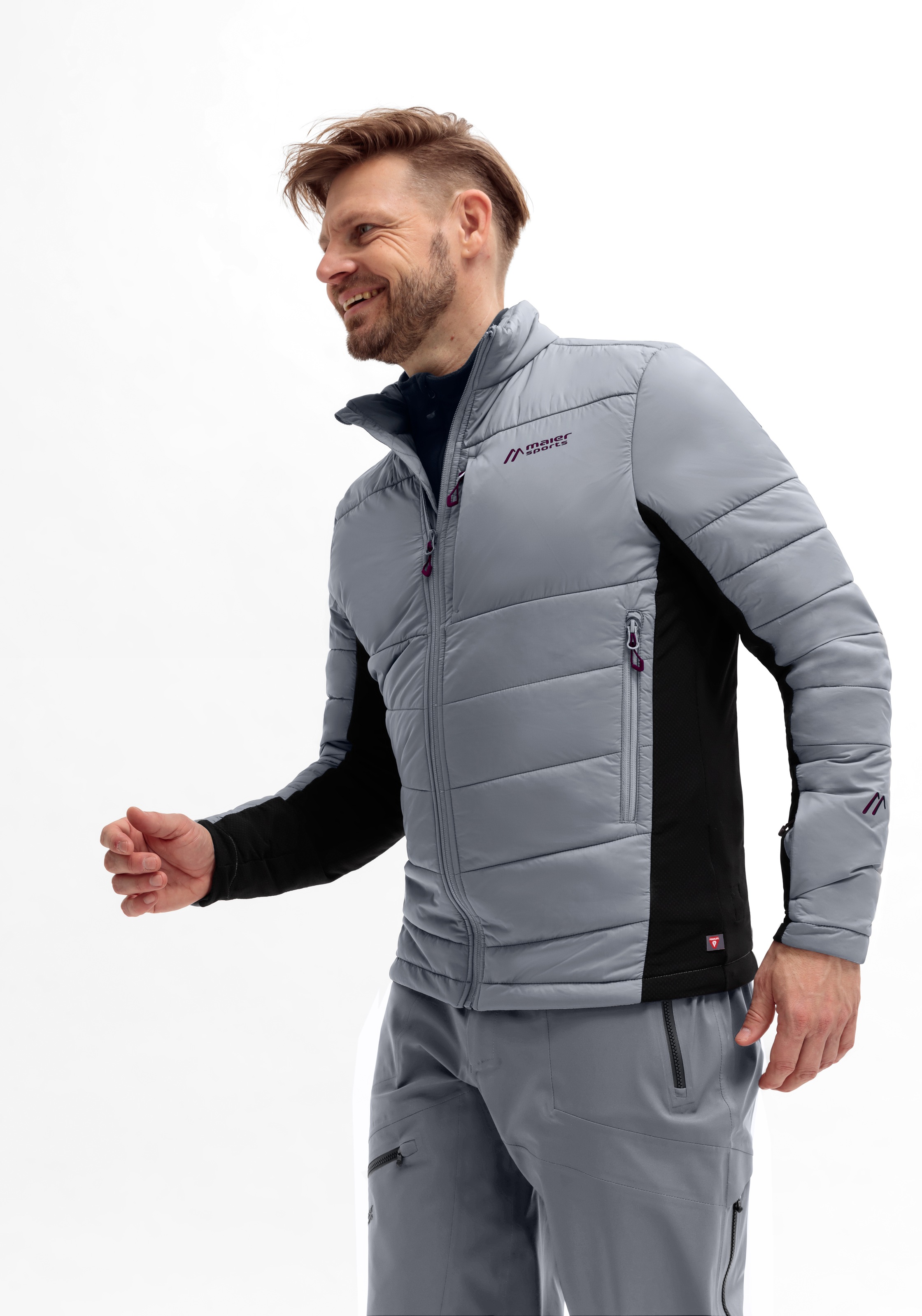 Maier Sports Skijacke »Marsicano Hyb«, Herren Winterjacke atmungsaktiv u. windabweisend