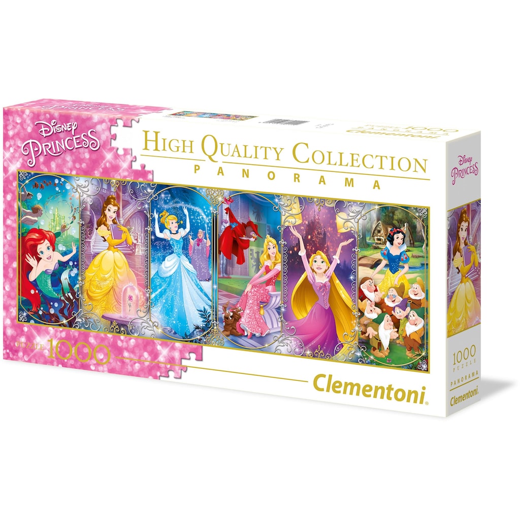 Clementoni® Puzzle »Panorama High Quality Collection, Disney Princess«, Made in Europe, FSC® - schützt Wald - weltweit