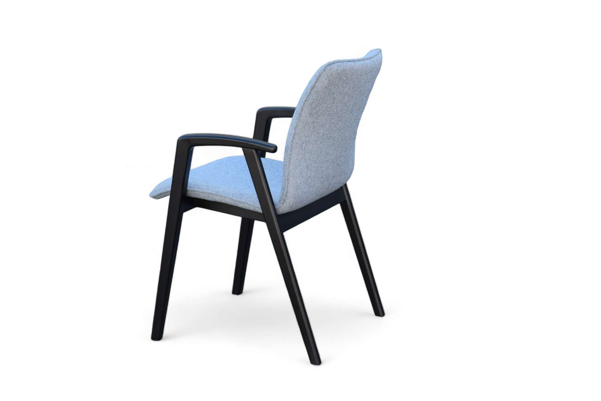 Home affaire Armlehnstuhl »Loreen Esszimmerstuhl, Polsterstuhl, Wohnstuhl, Essstuhl mit Armlehnen« (Set) 2 Stk. Webstoff Massivholzgestell und Armlehnen, stilvoll, bequem, Designstuhl