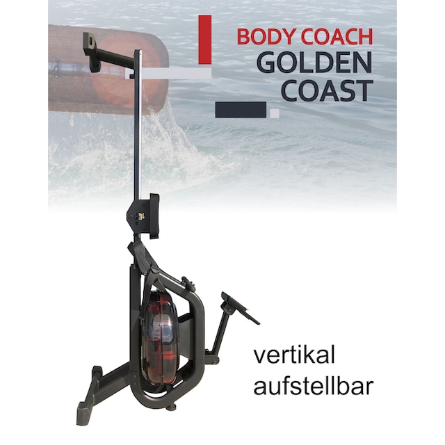 bestellen (Set, online mit »Wasser-Rudergerät body | OTTO bei Gold Brustgurt) Rudergerät OTTO coach Coast«,