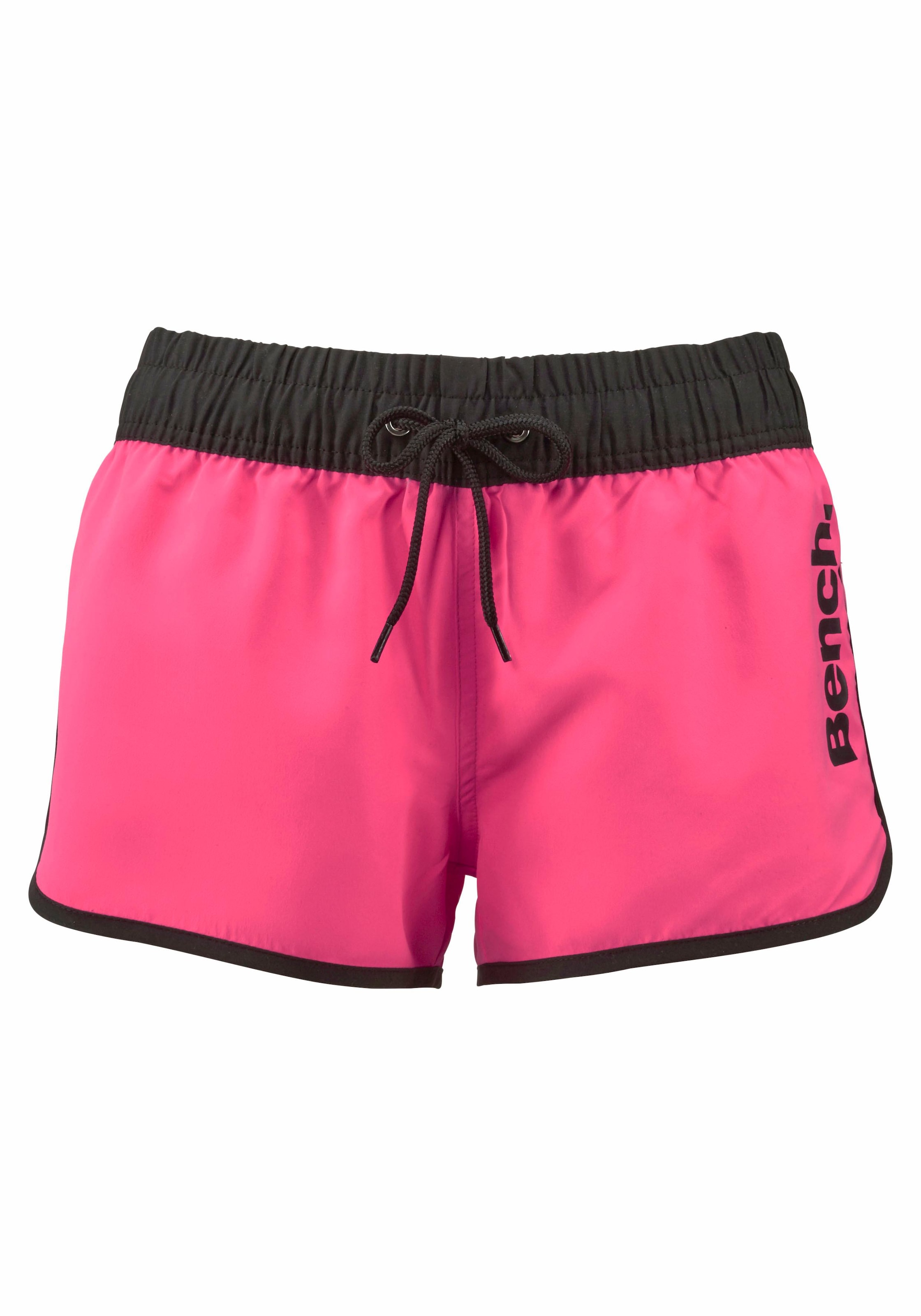 Bench. Badeshorts, aus Microfaser, mit Außenkordel, mit Gesäßtasche, mit Klettverschluss