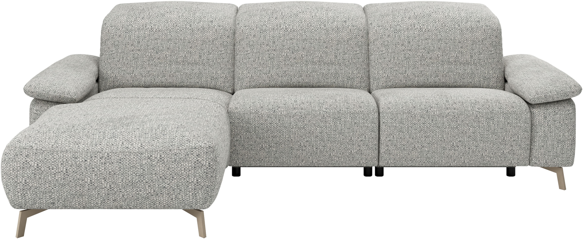 Musterring Ecksofa »MR 370, intelligenter Komfort im modernen Design« Optionale Relaxfunktion, flexible Kopfteile & klappbare Armlehnen