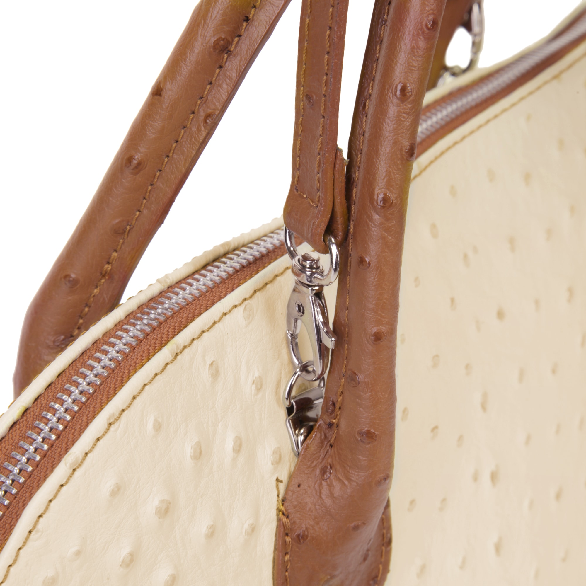 Samantha Look Henkeltasche, echt Leder, Made in Italy