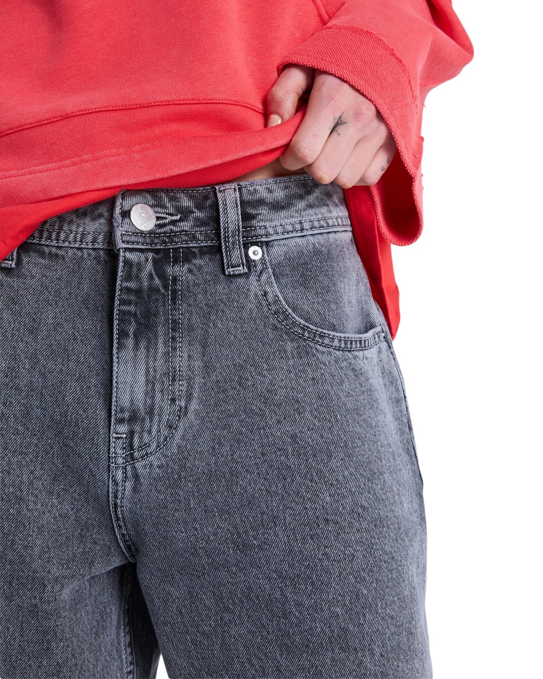 Roxy Loose-fit-Jeans »Dawn Patrol Mid Lava«