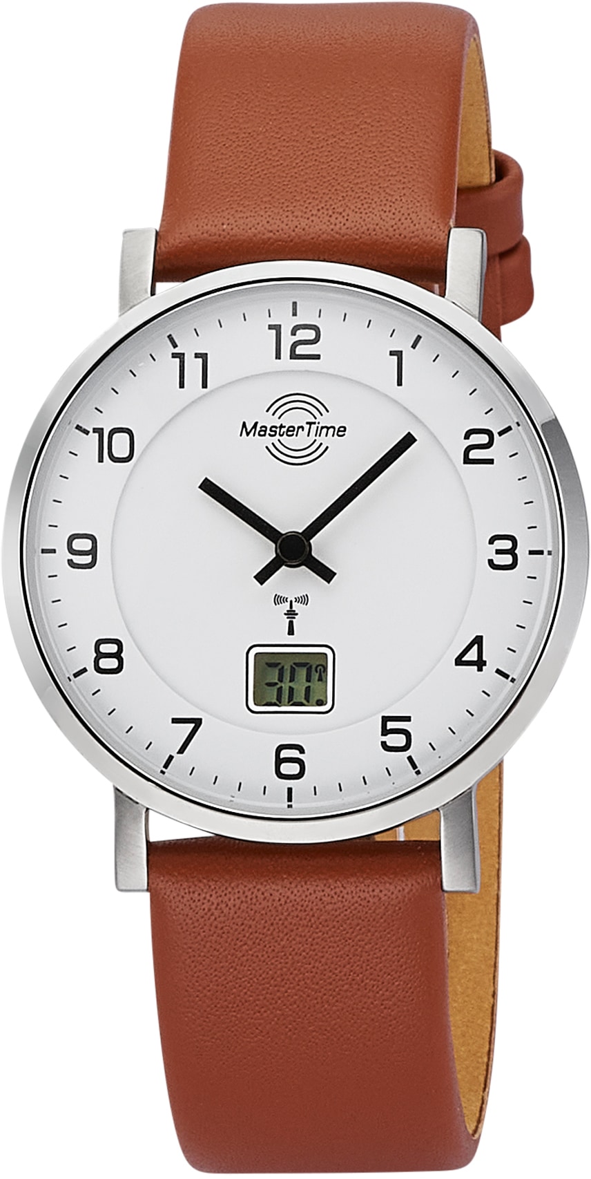 MASTER TIME Funkuhr »Advanced, MTLS-10741-12L«, Armbanduhr, Quarzuhr, Damenuhr, Datum