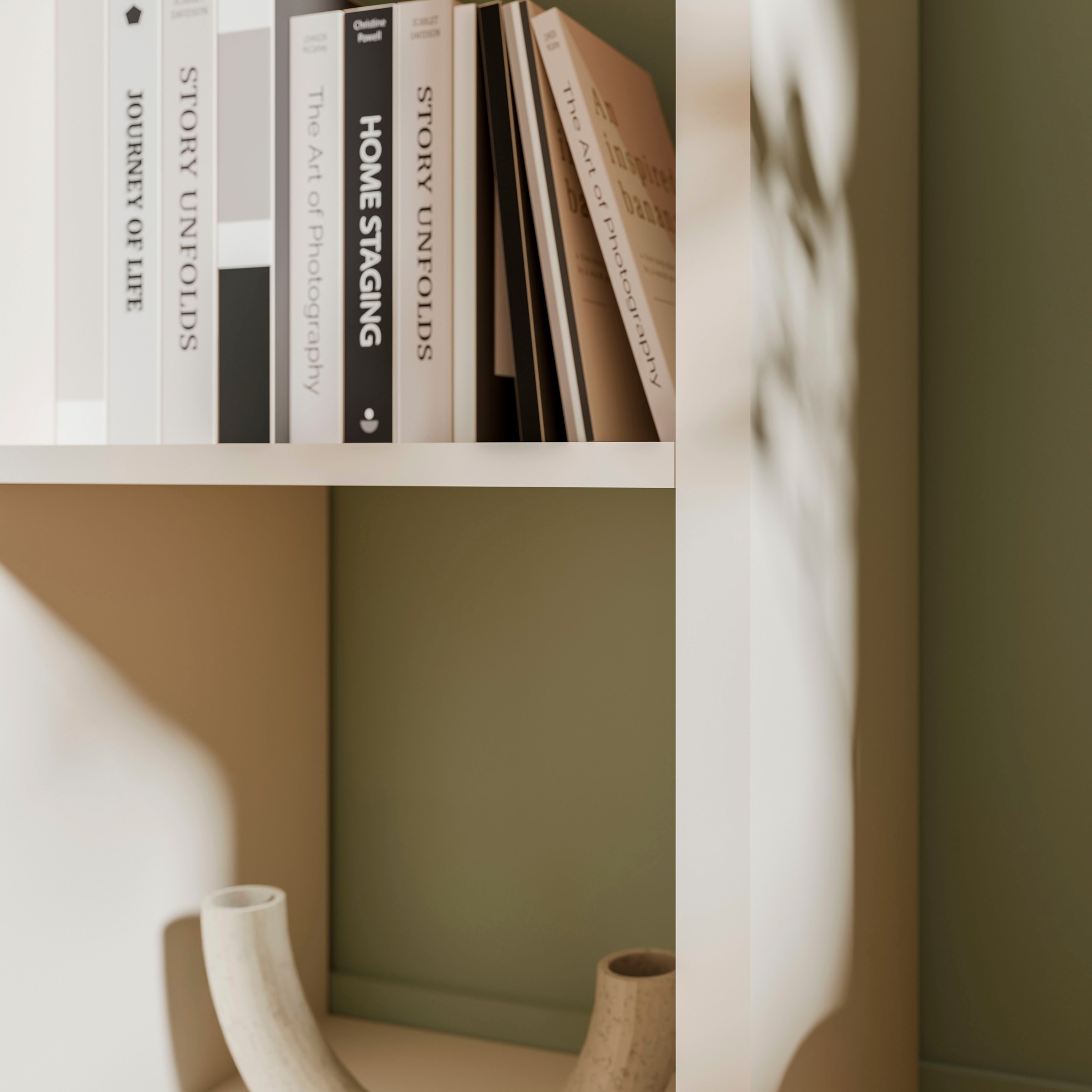 FORTE Standregal »Mauro« Fachgröße 33x33cm, 4 Fächer