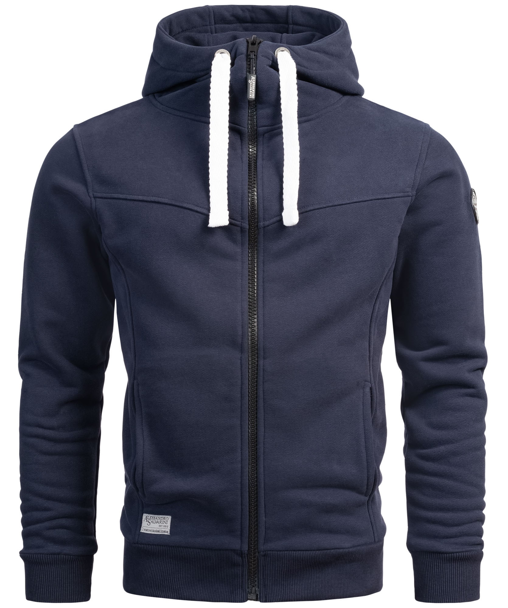 Alessandro Salvarini Kapuzensweatjacke »A. Salvarini Herren Sweatjacke AS123«