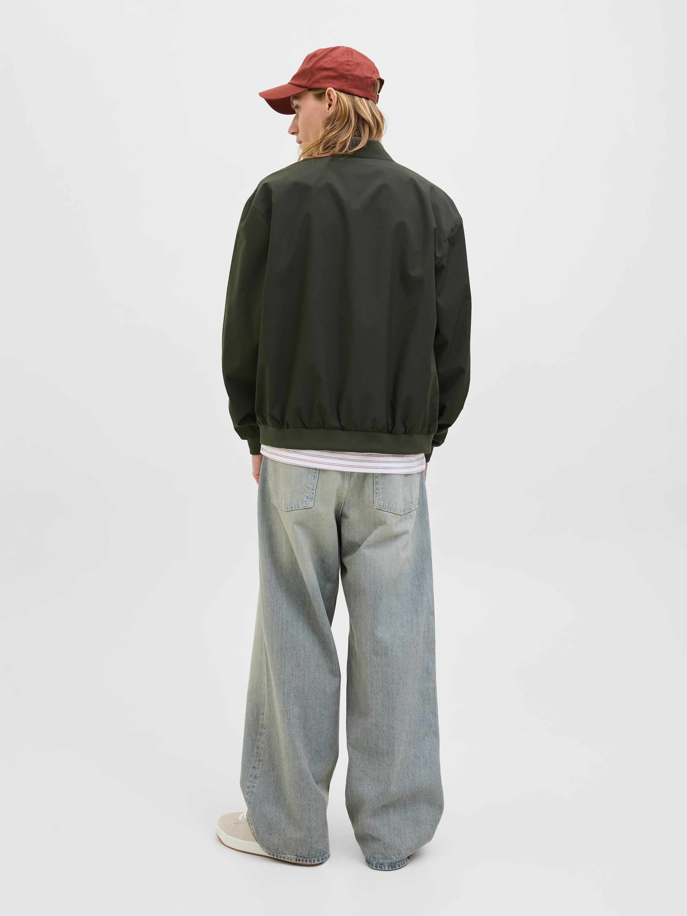 Jack & Jones Bomberjacke »JJECHARGE BOMBER JACKET NOOS«, ohne Kapuze, mit Rippbündchen