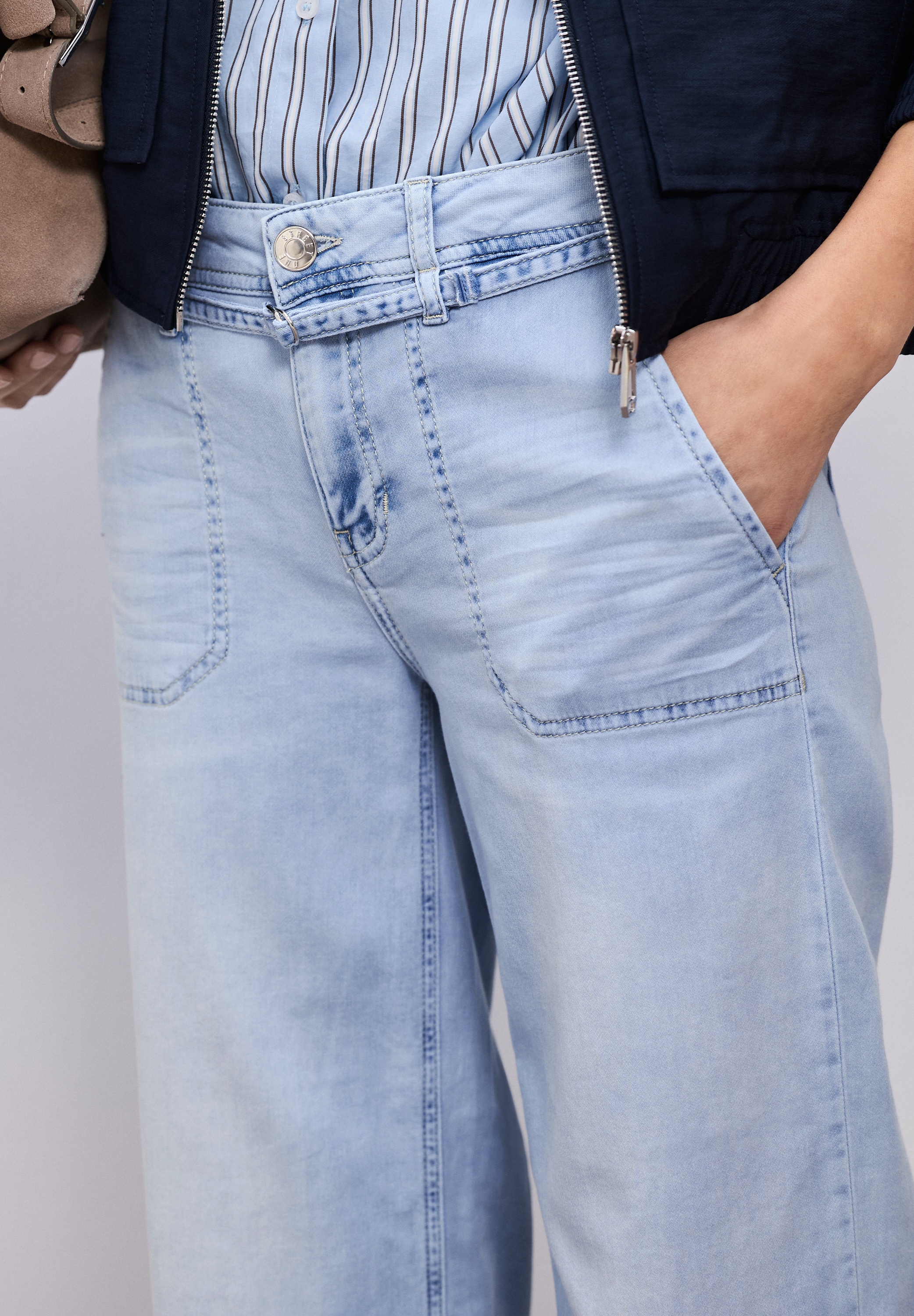 STREET ONE Loose-fit-Jeans »Style Emee« mit Taschen