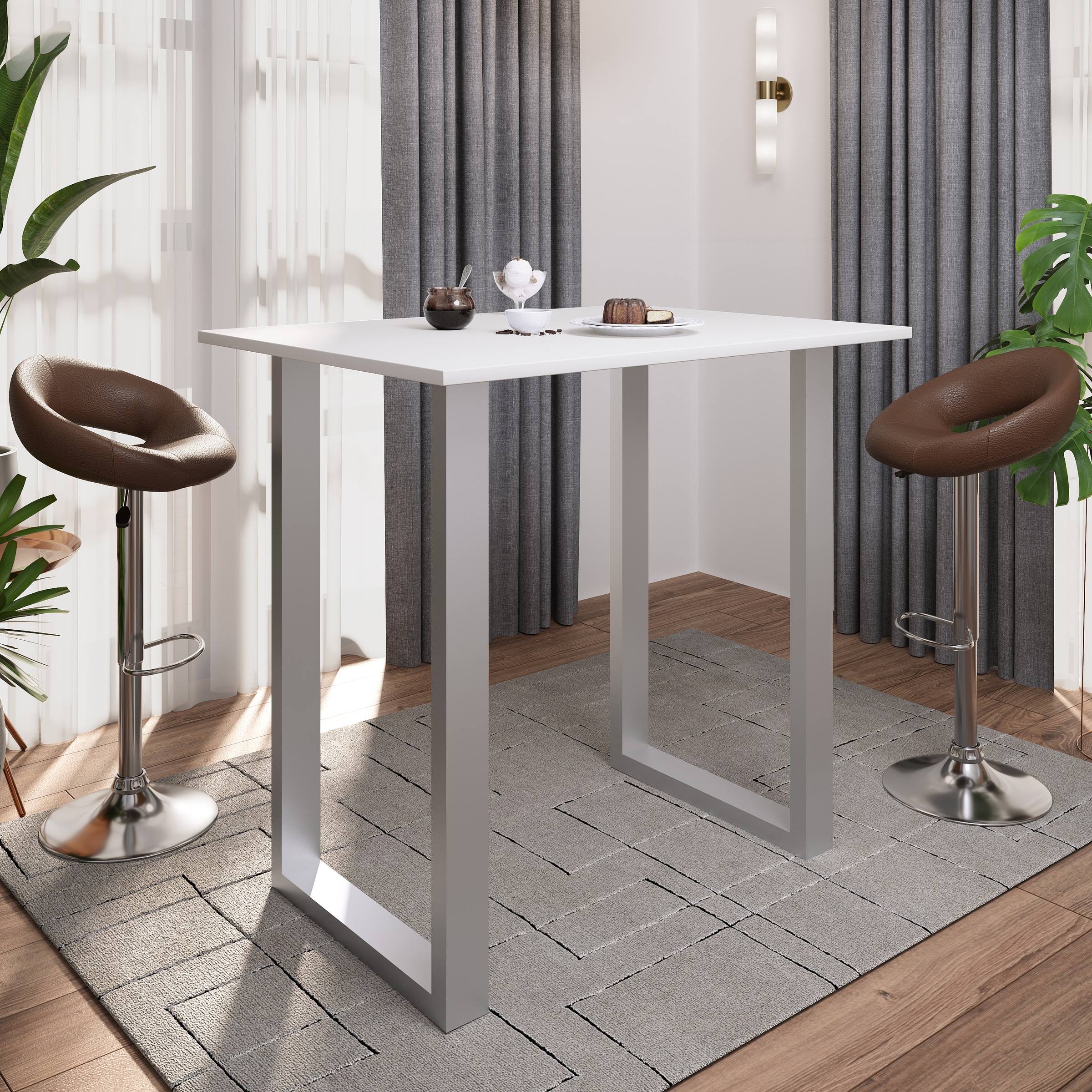 VCM Bartisch »Holz Bartisch Stehtisch Tisch Tresen Xona 110x80« 1 Stk. tlg.