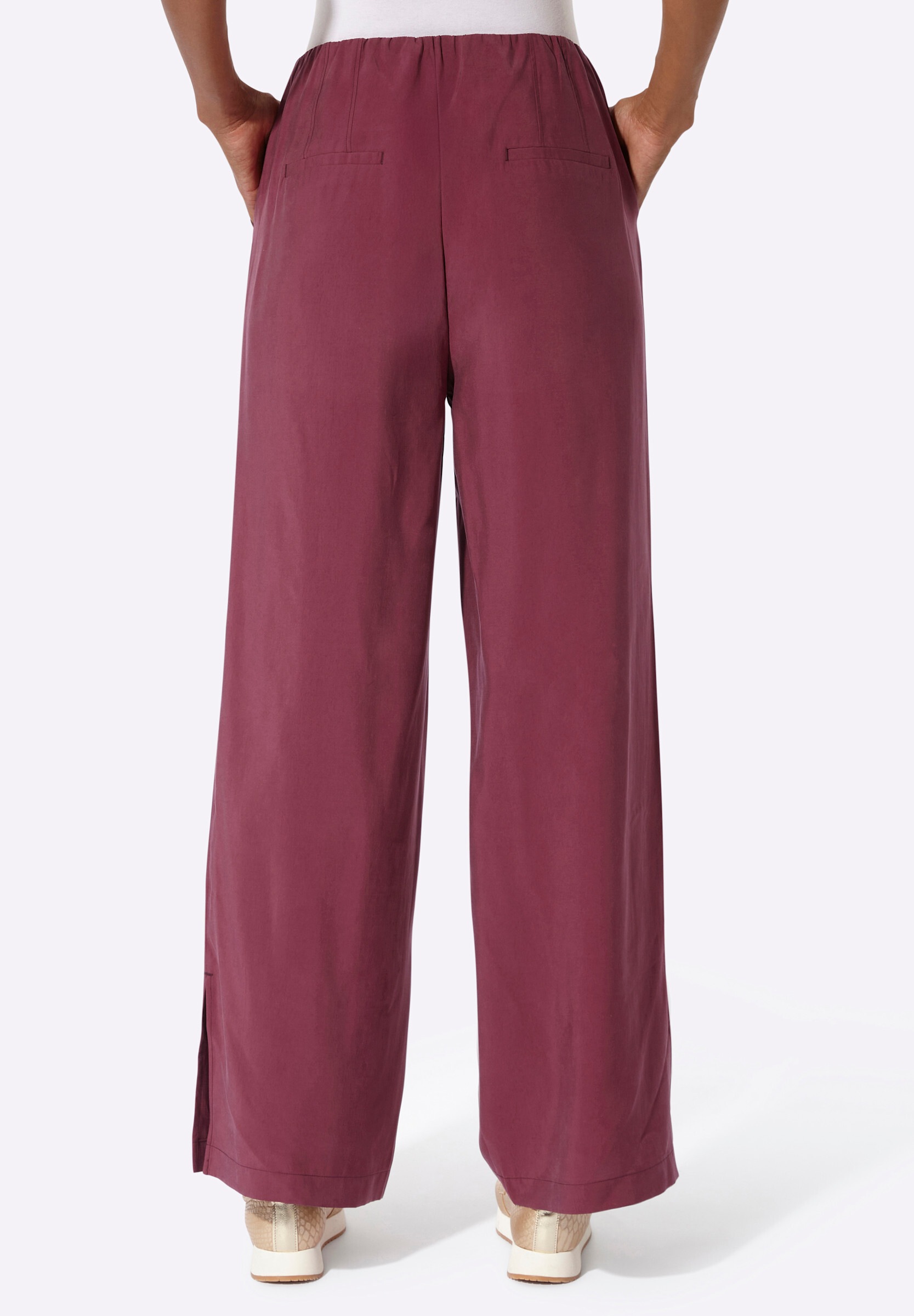 creation L Stoffhose »Modal-Hose Marlene-Hose mit Schlitz am Saum«