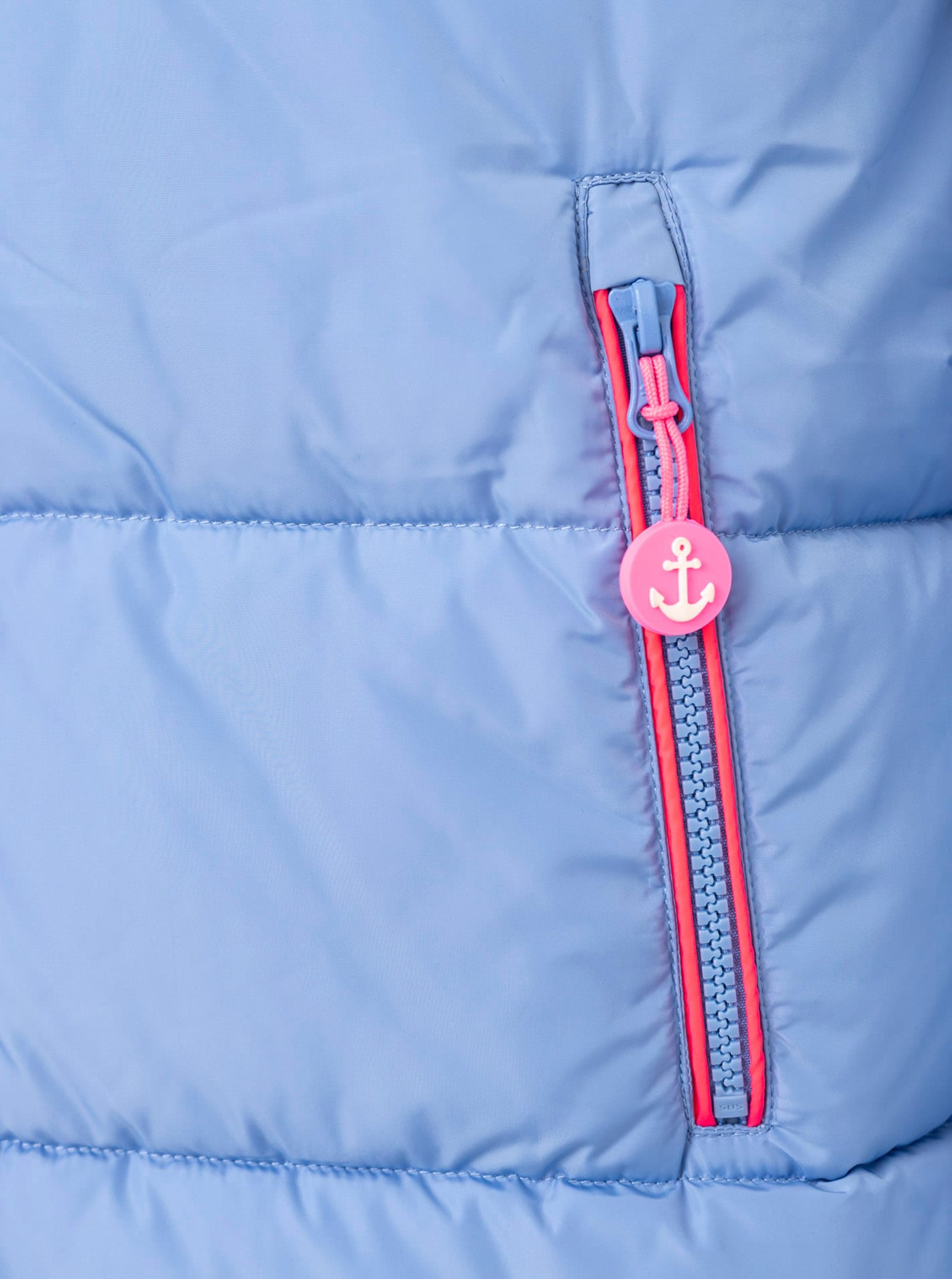Zwillingsherz Steppmantel »"Anker Liebe"«, martimen Details, mit Kapuze und Taschen