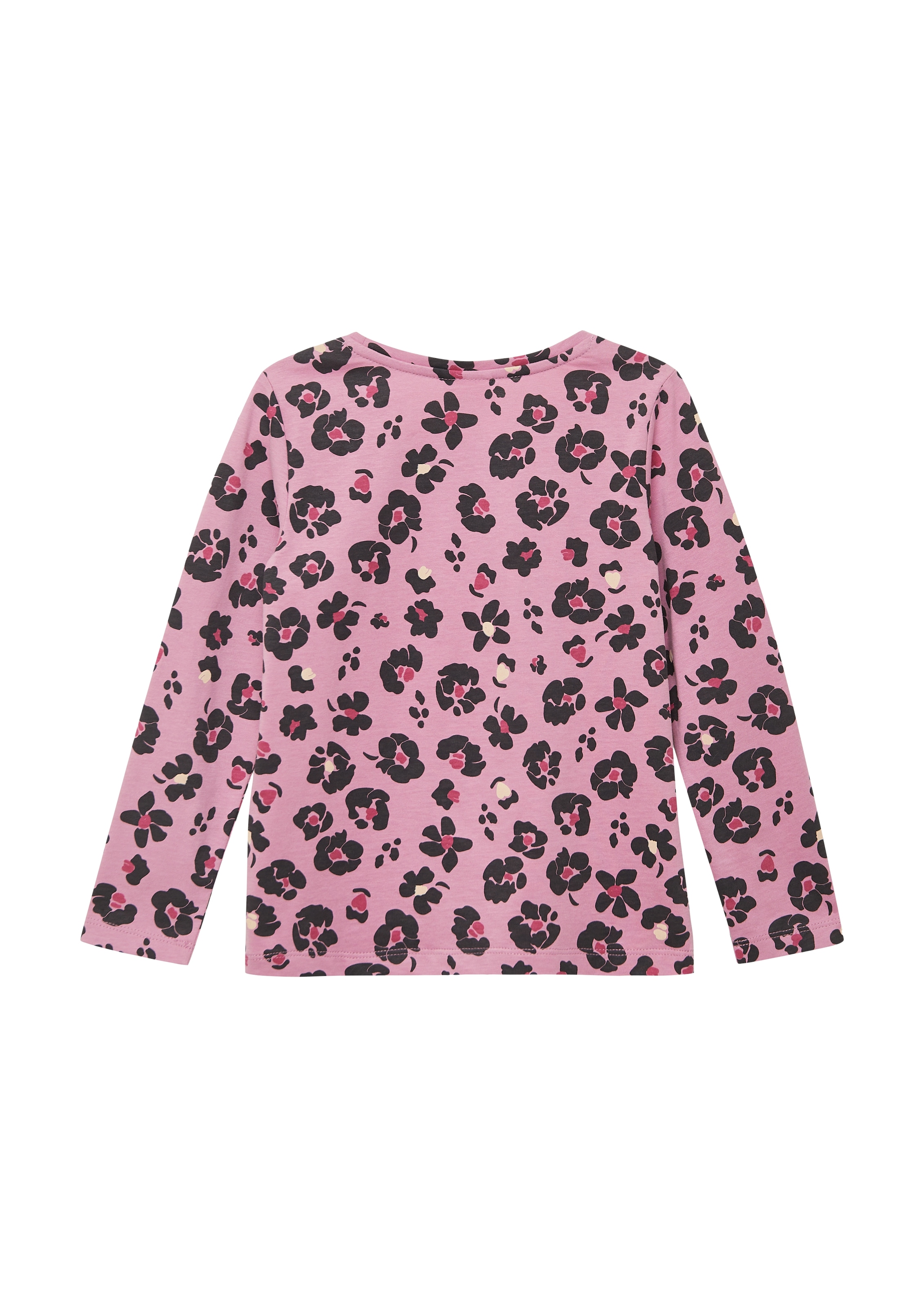 s.Oliver Junior Langarmshirt, mit All-over-Print und Wendepailletten, für Girls