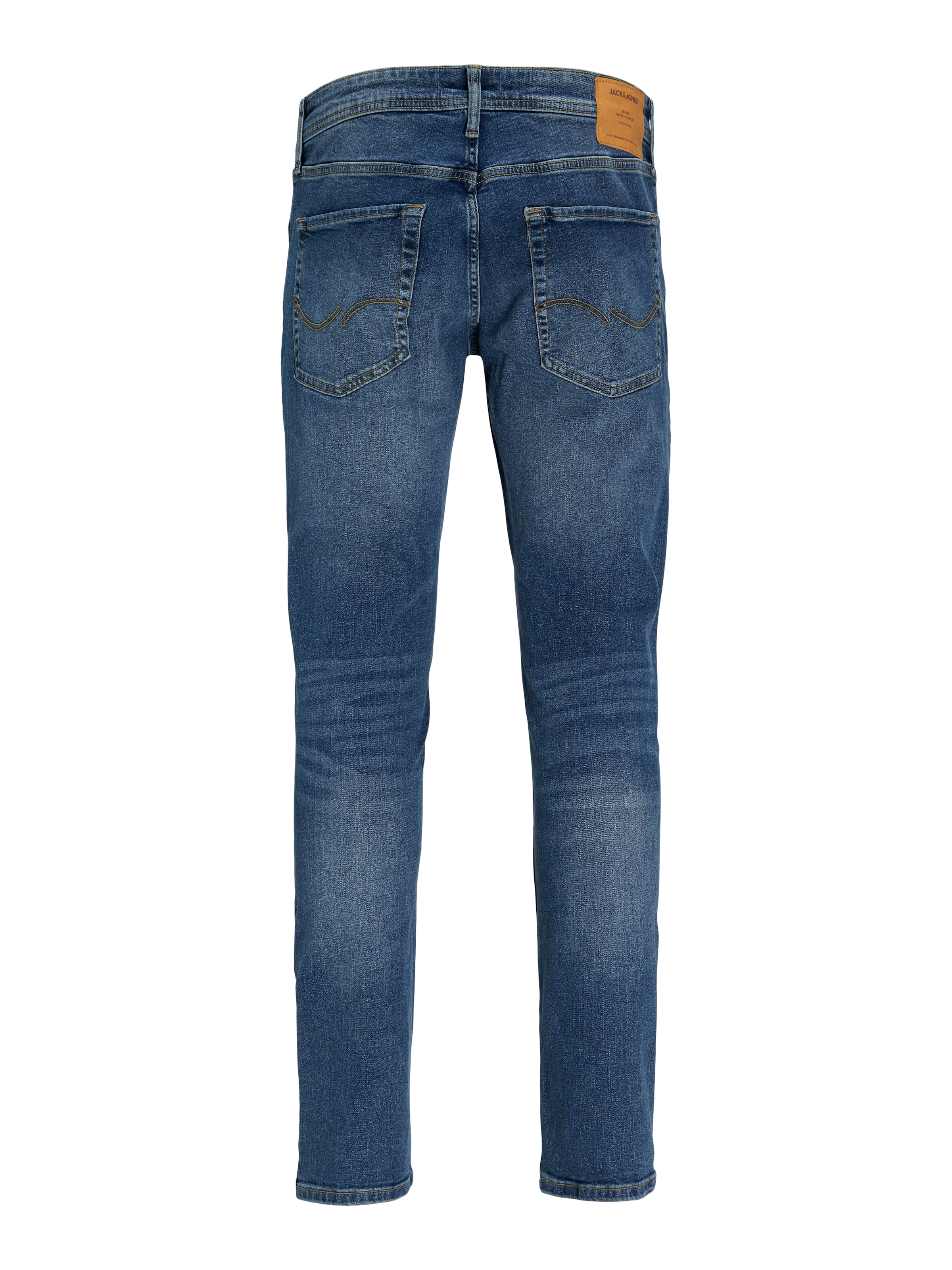 Jack & Jones Slim-fit-Jeans »JJIGLENN Jeans mit schmaler Beinform und Stretch für Komfort« Denim/Jeans, modisch, slim fit, Baumwollmischung