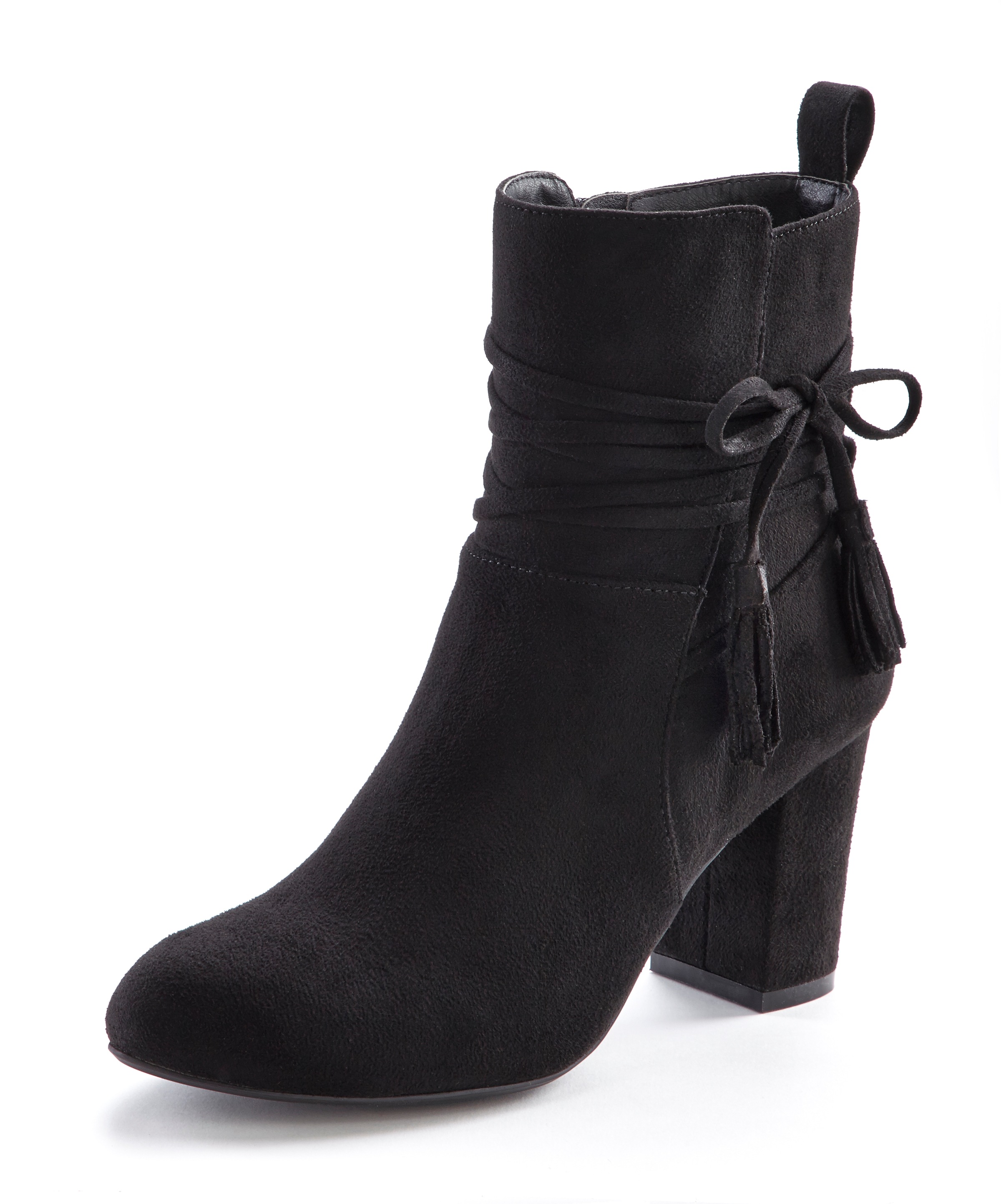 LASCANA Stiefelette, vegan mit Blockabsatz