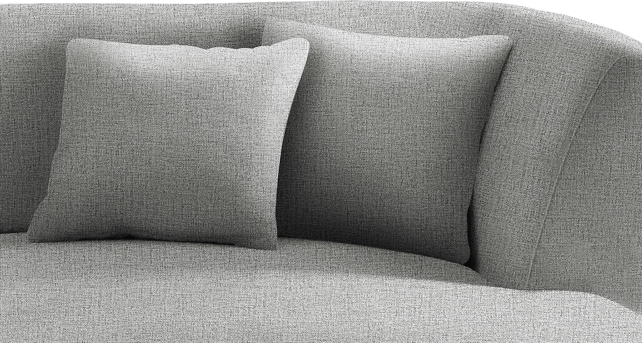 INOSIGN Ecksofa »Colori Polstermöbel mit zeitlos eleganter Rückenführung. L-Form«, Holzfußfarbe wählbar, inkl. 4x Zierkissen