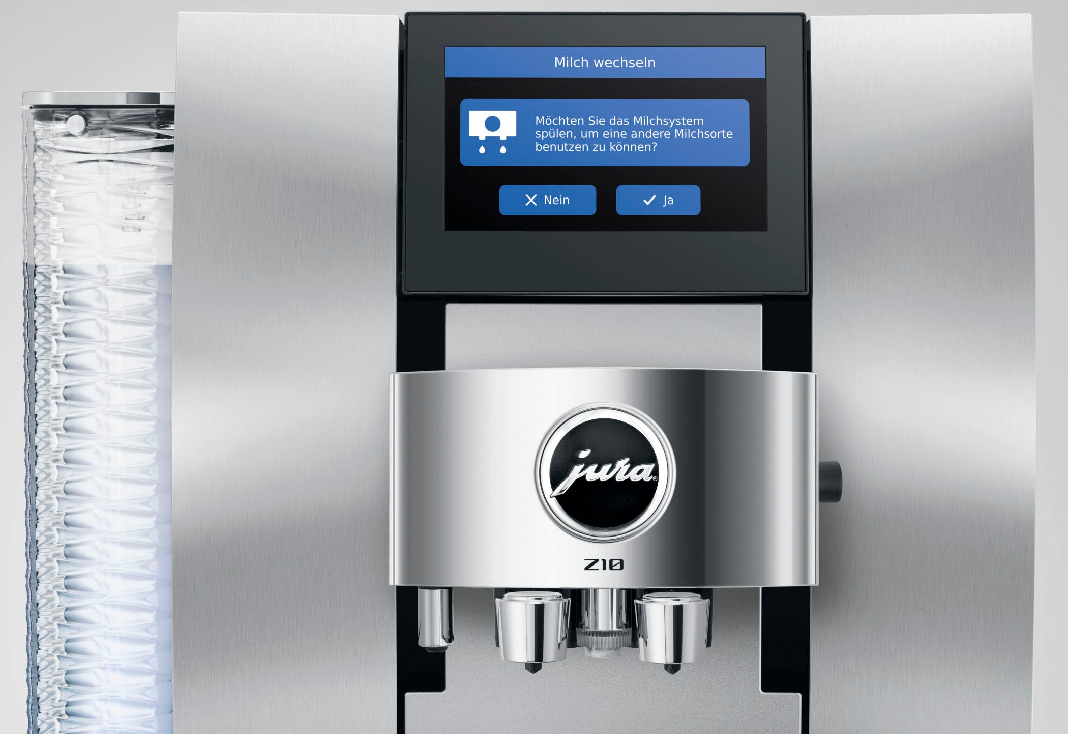 JURA Kaffeevollautomat »15613 Z10 (EB), Aluminium White« 51 Spezialitäten, Touch, Light & Cold Brew