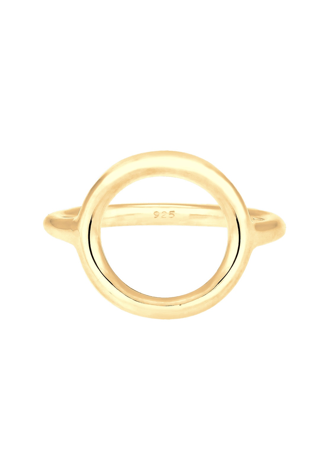 Elli Silberring »Ring Kreis Rund Geo Statement 925 Silber«