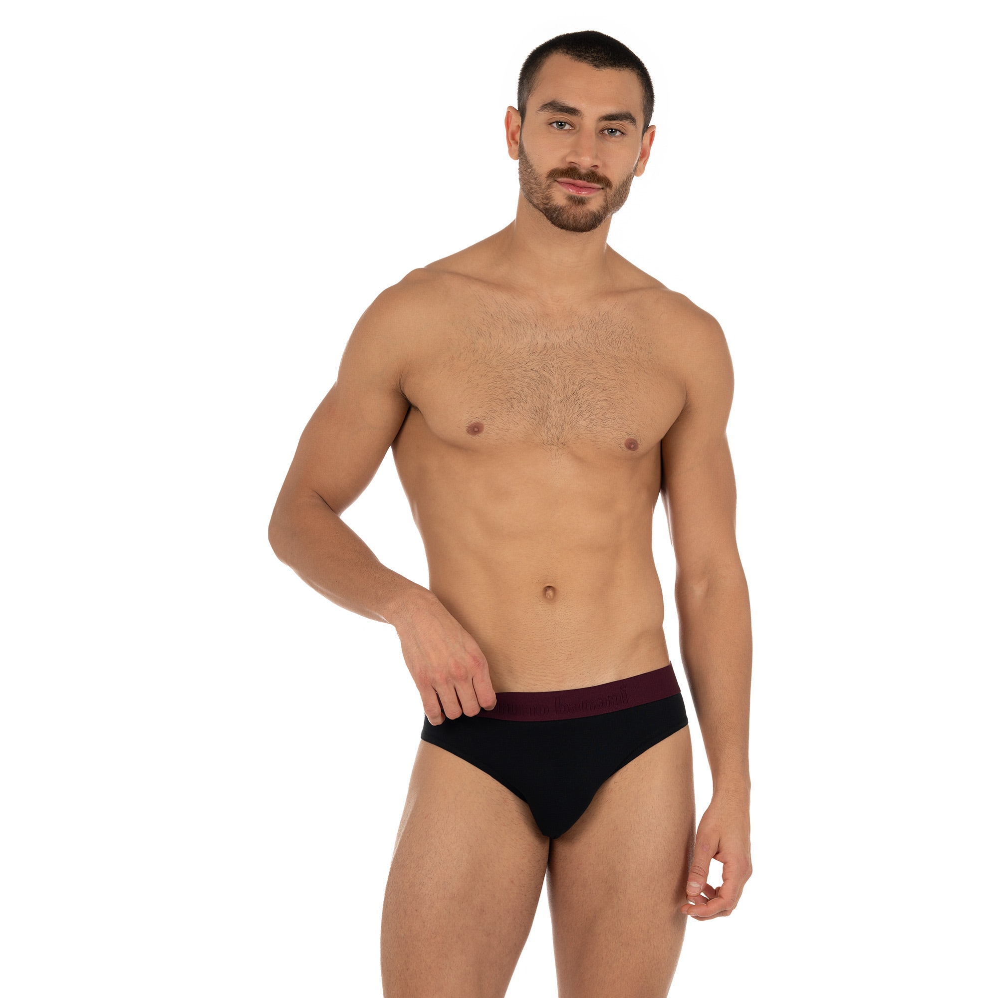 Bruno Banani Slip »Flowing«, (2er Pack), mit Logobund