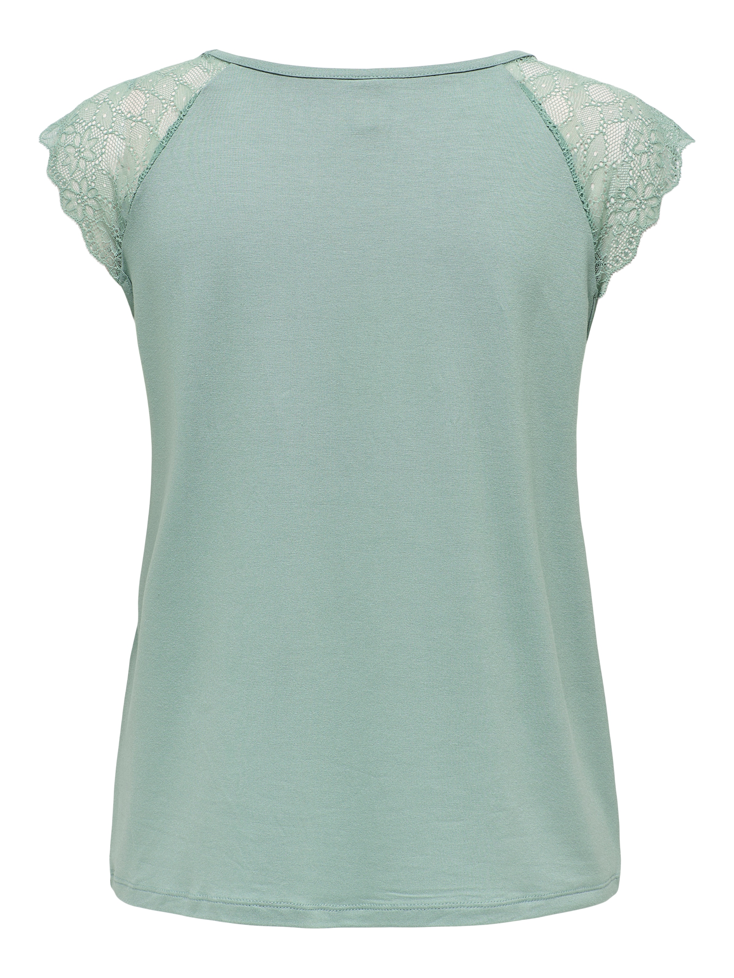 ONLY V-Shirt »ONLPETRA S/S LACE MIX TOP CS JRS«