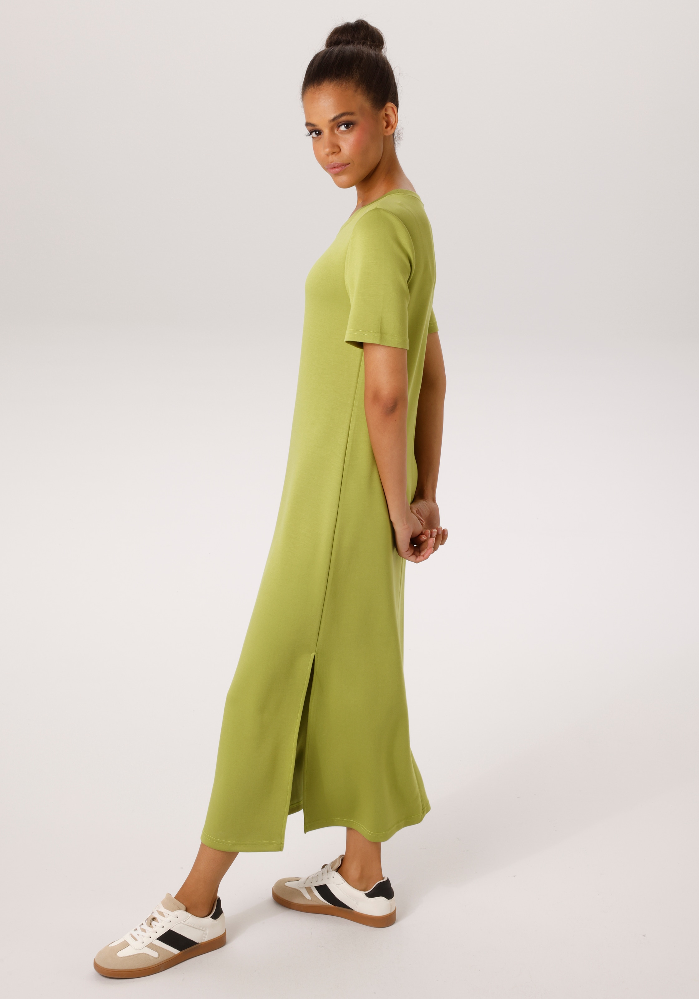 Aniston CASUAL Maxikleid mit Seitenschlitzen