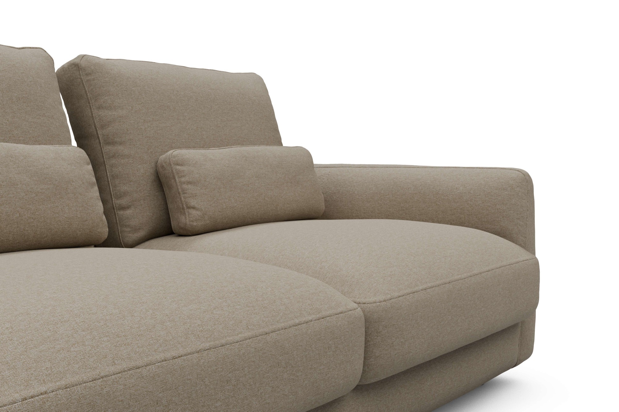 Tenksom Ecksofa »Polsterecke, L-Form, Eckcouch, mit Federkern, inkl. Kissen« legerer Sitzkomfort zum Entspannen und Verweilen