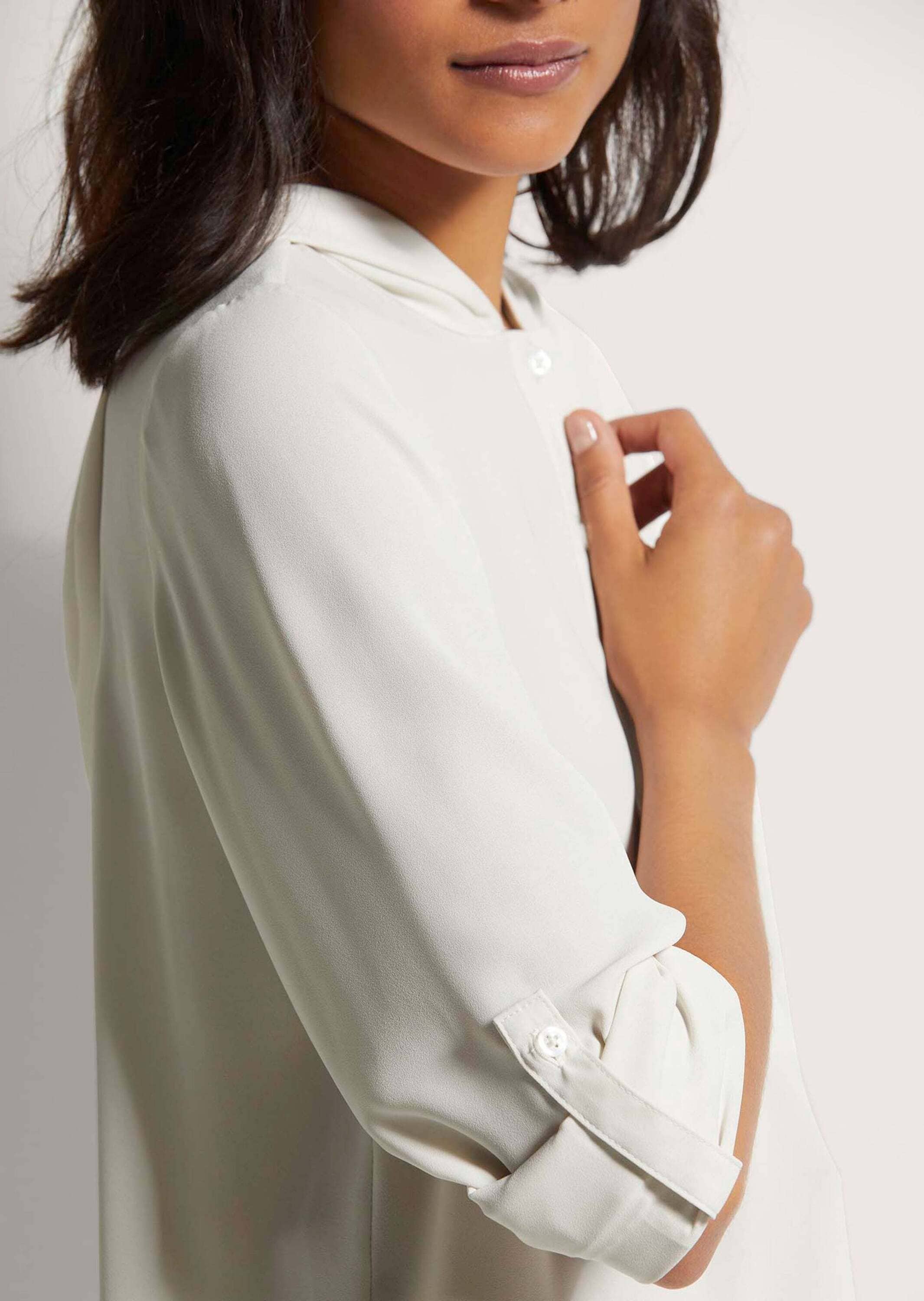 MADELEINE Langarmbluse »Bluse Schlupfbluse mit Kapuze«