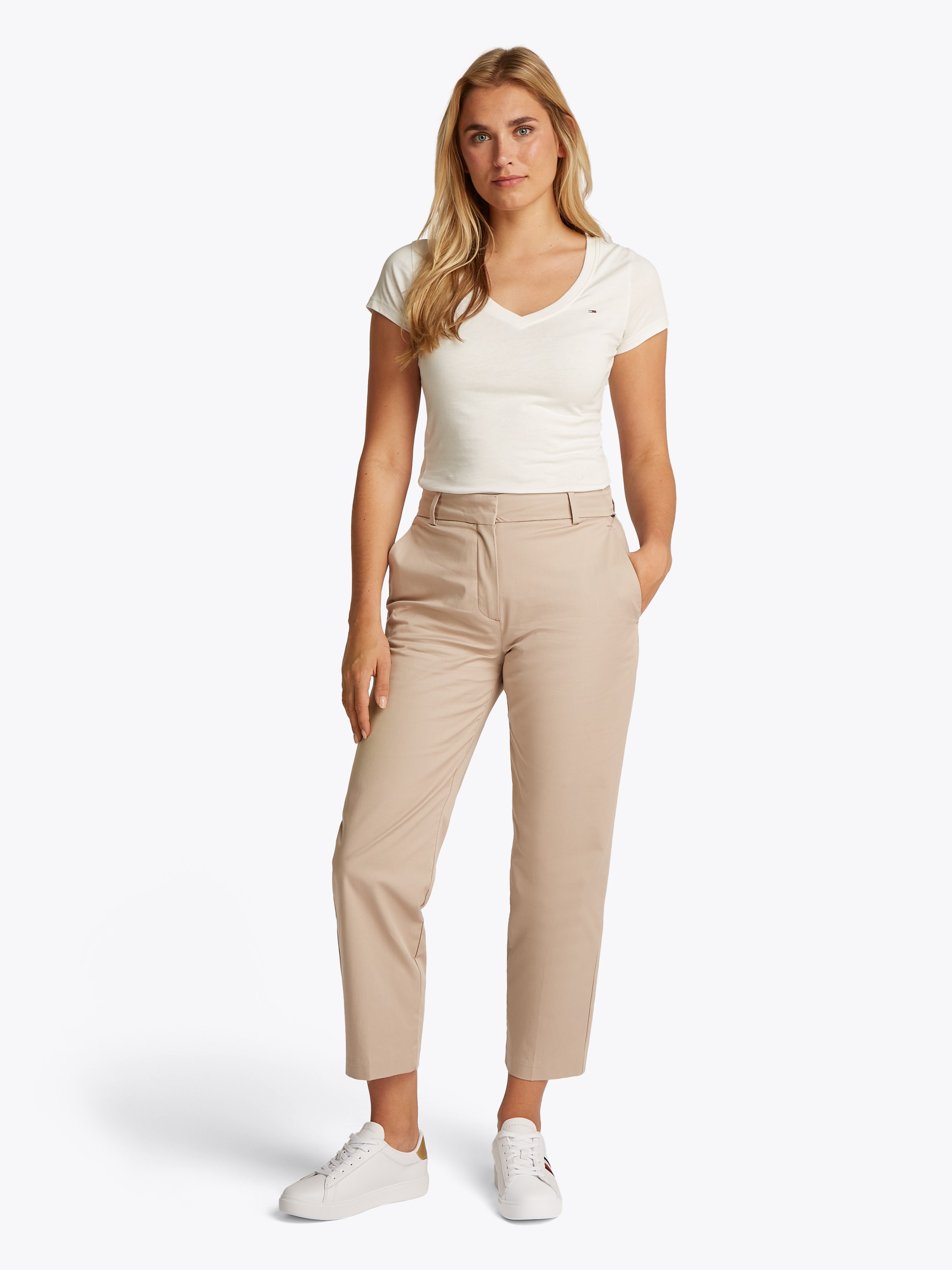 Tommy Hilfiger Chinohose, mit Bügelfalten