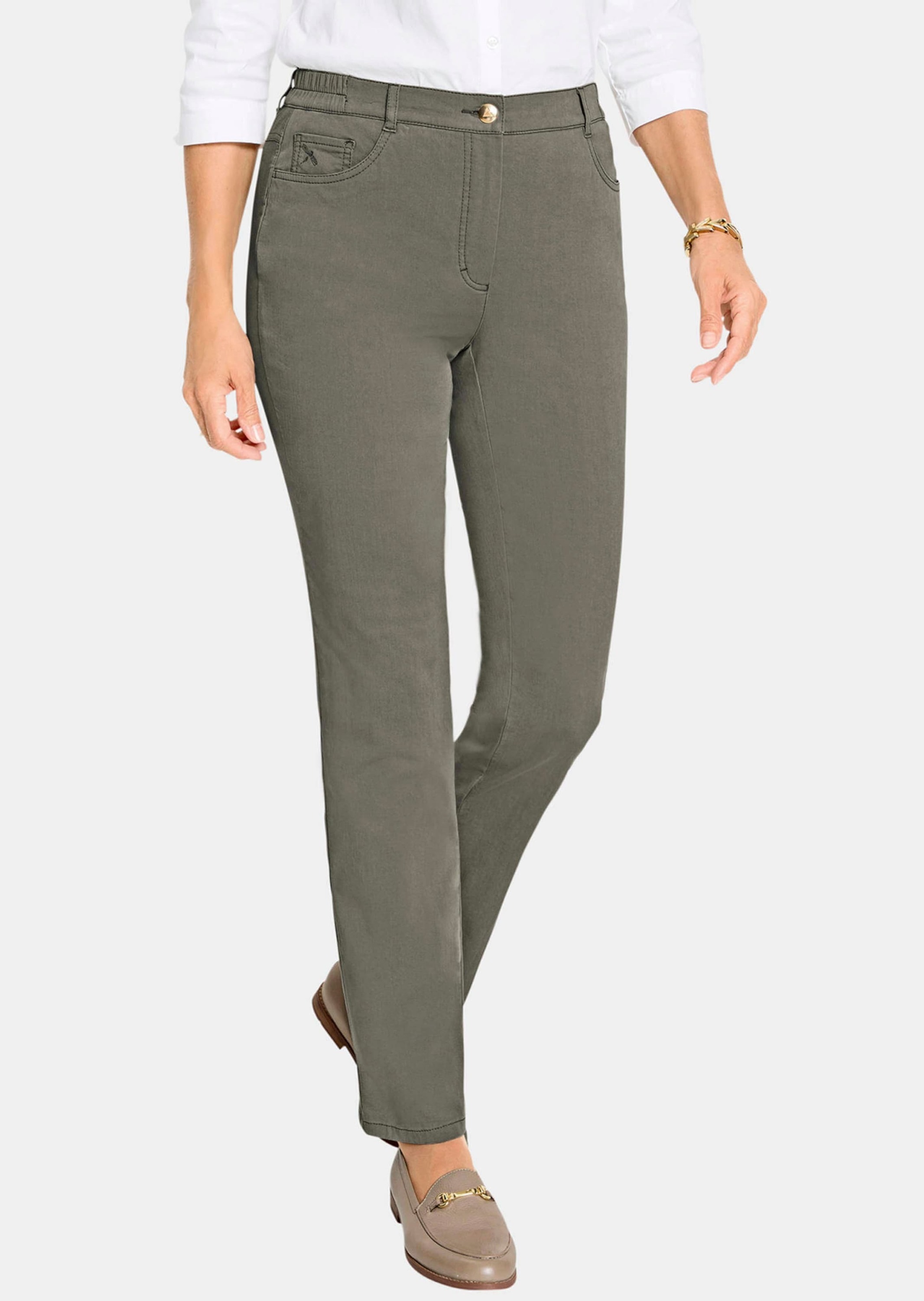 GOLDNER 2-in-1-Hose »Hose Carla in weicher, stretchbequemer Qualität«