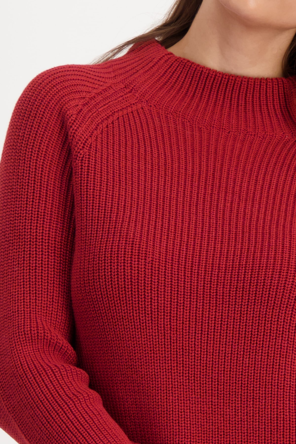 Monari Strickpullover Regular fit mit Rundhalsausschnitt