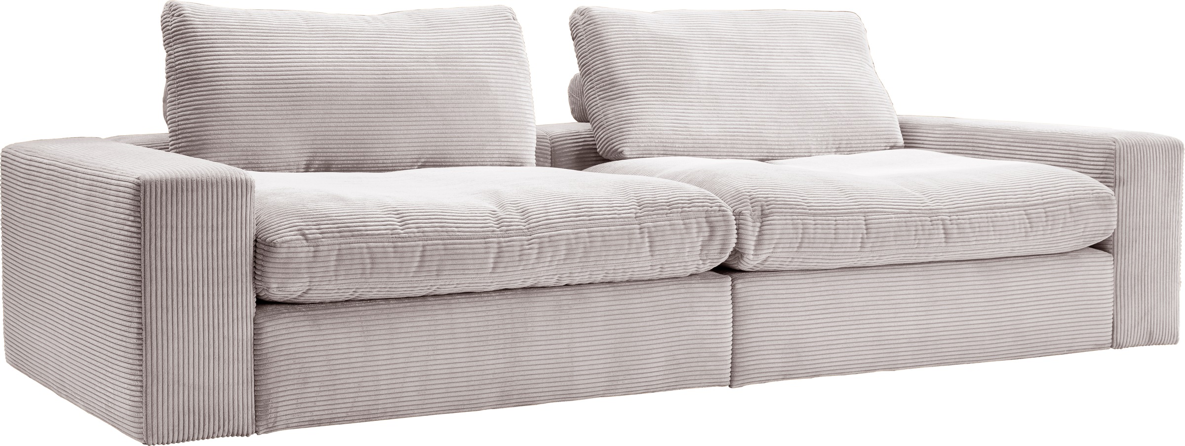 alina Big-Sofa »Sandy«, 266 cm breit und 123 cm tief, in modernem Cordstoff