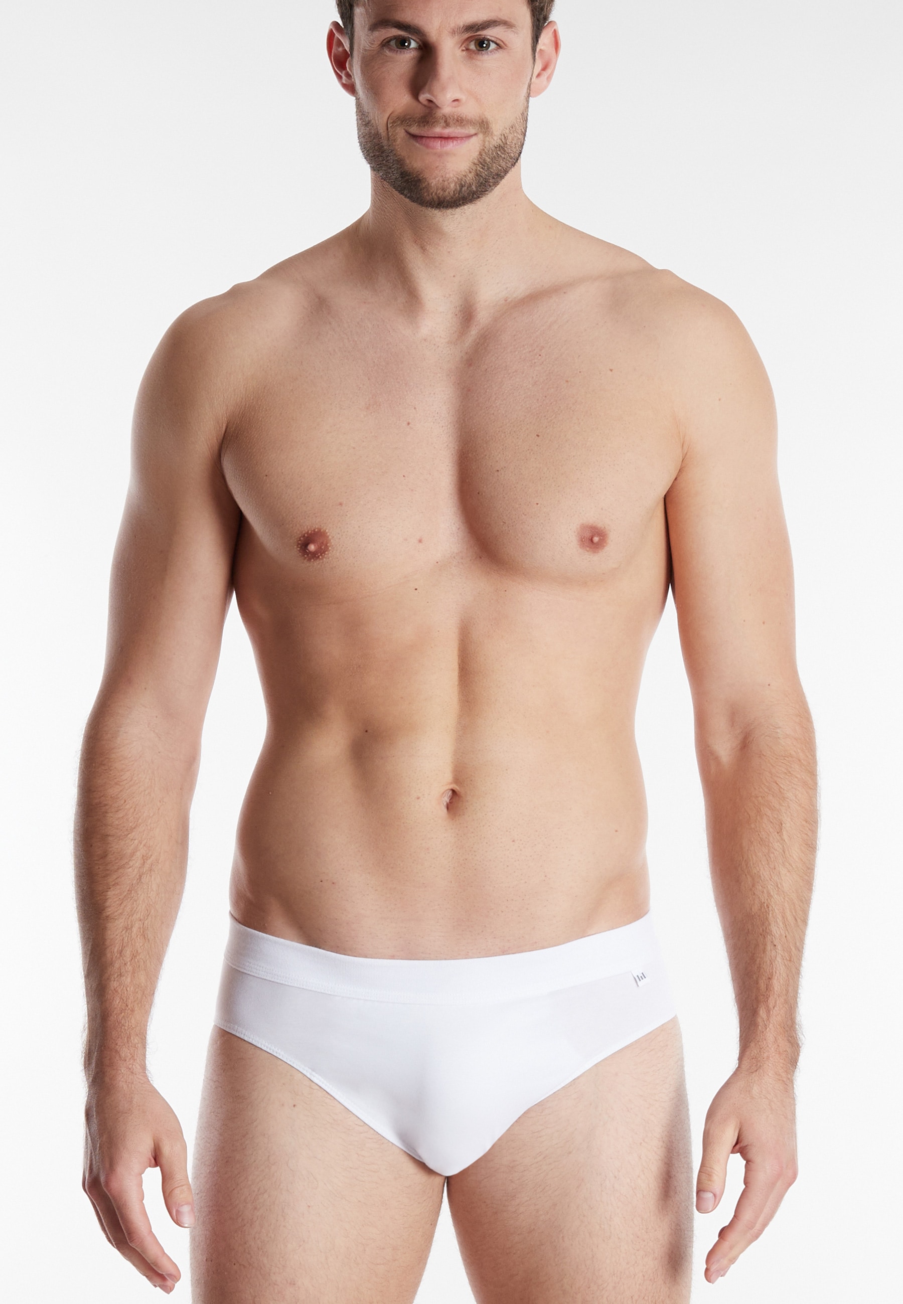 GÖTZBURG Slip »X-lastic« 2er-Pack,  basic, elastischer Bund, eng, weich, atmungsaktiv, Baumwollmix