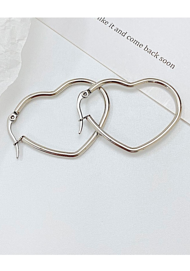 Firetti Paar Creolen »Schmuck Geschenk Herz«