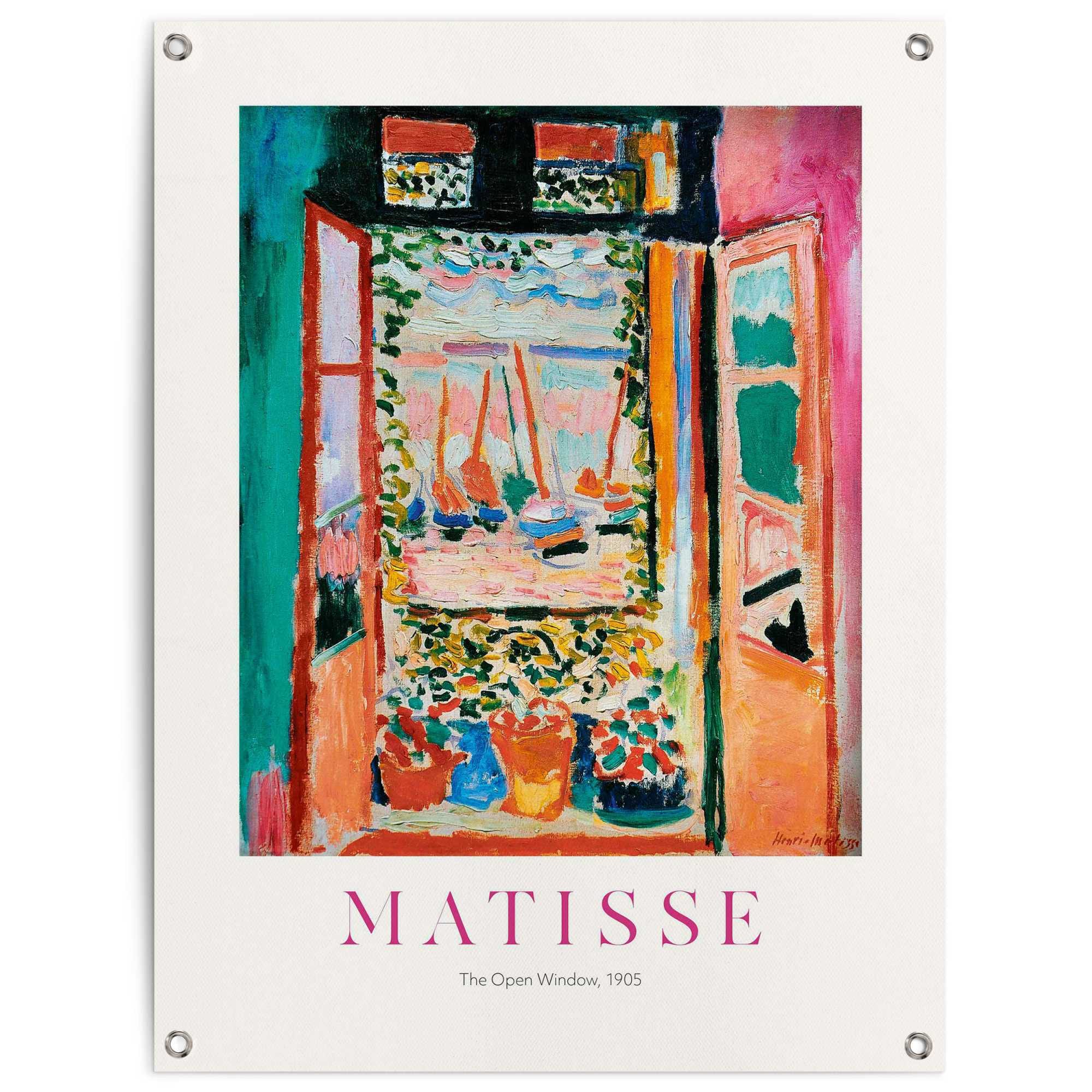 Reinders! Poster »Henri Matisse Window«, bei online oder Outdoor Balkon OTTO kaufen für Garten