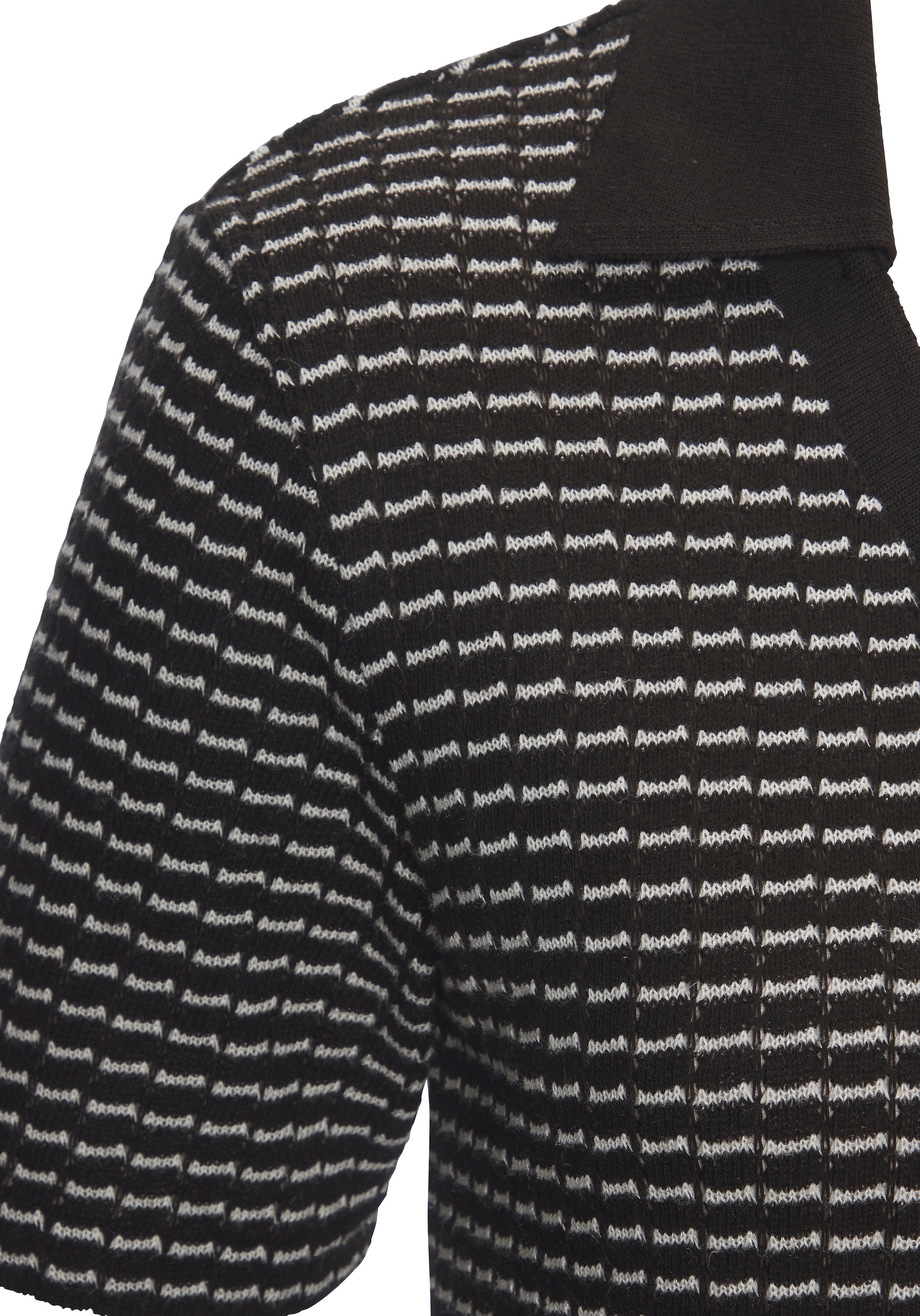 Vivance Poloshirt »aus strukturierter Strickqualität« schöne Strick-Qualität