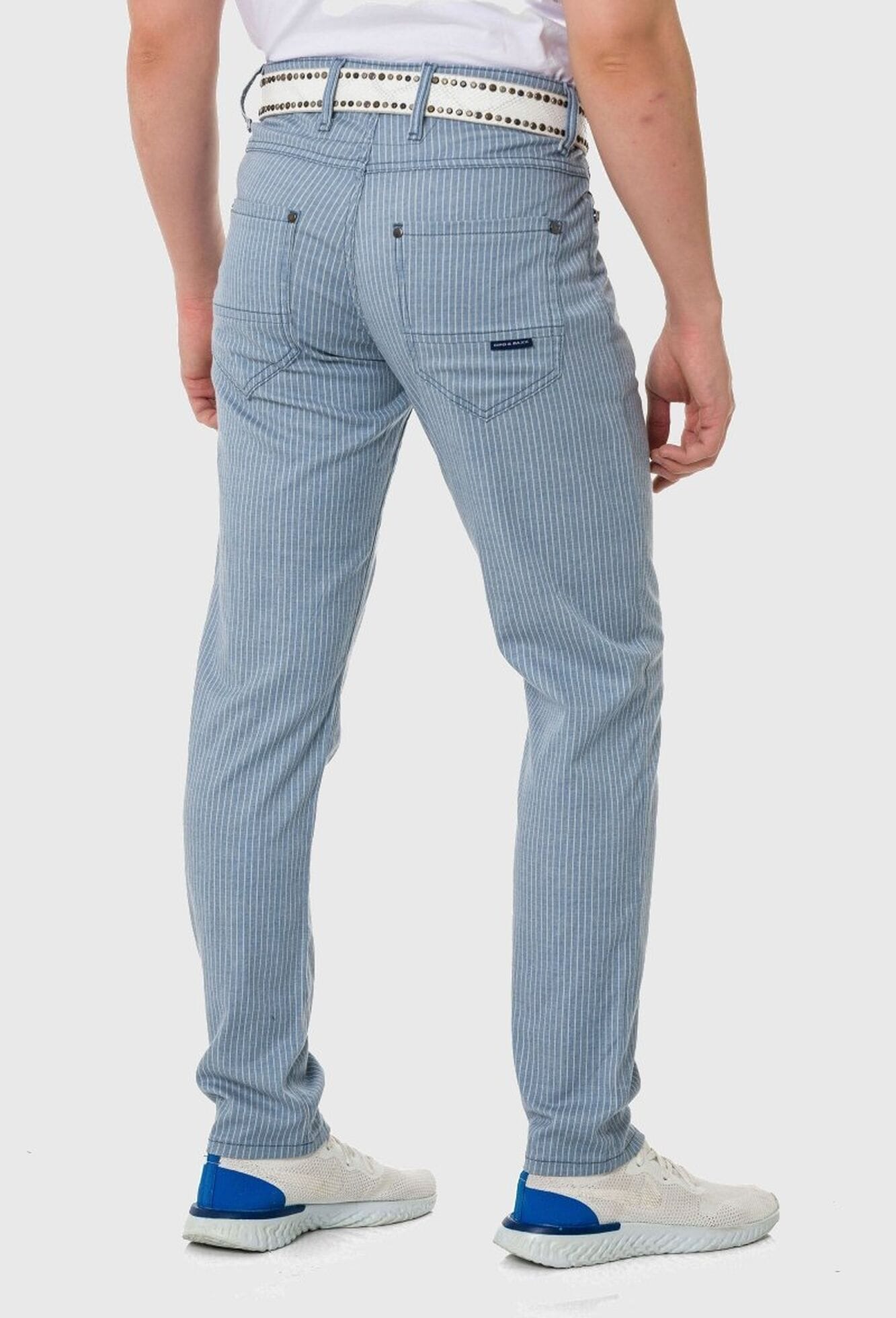 Cipo & Baxx Stoffhose »Cipo & Baxx Hose«  im dezenten Streifen-Look