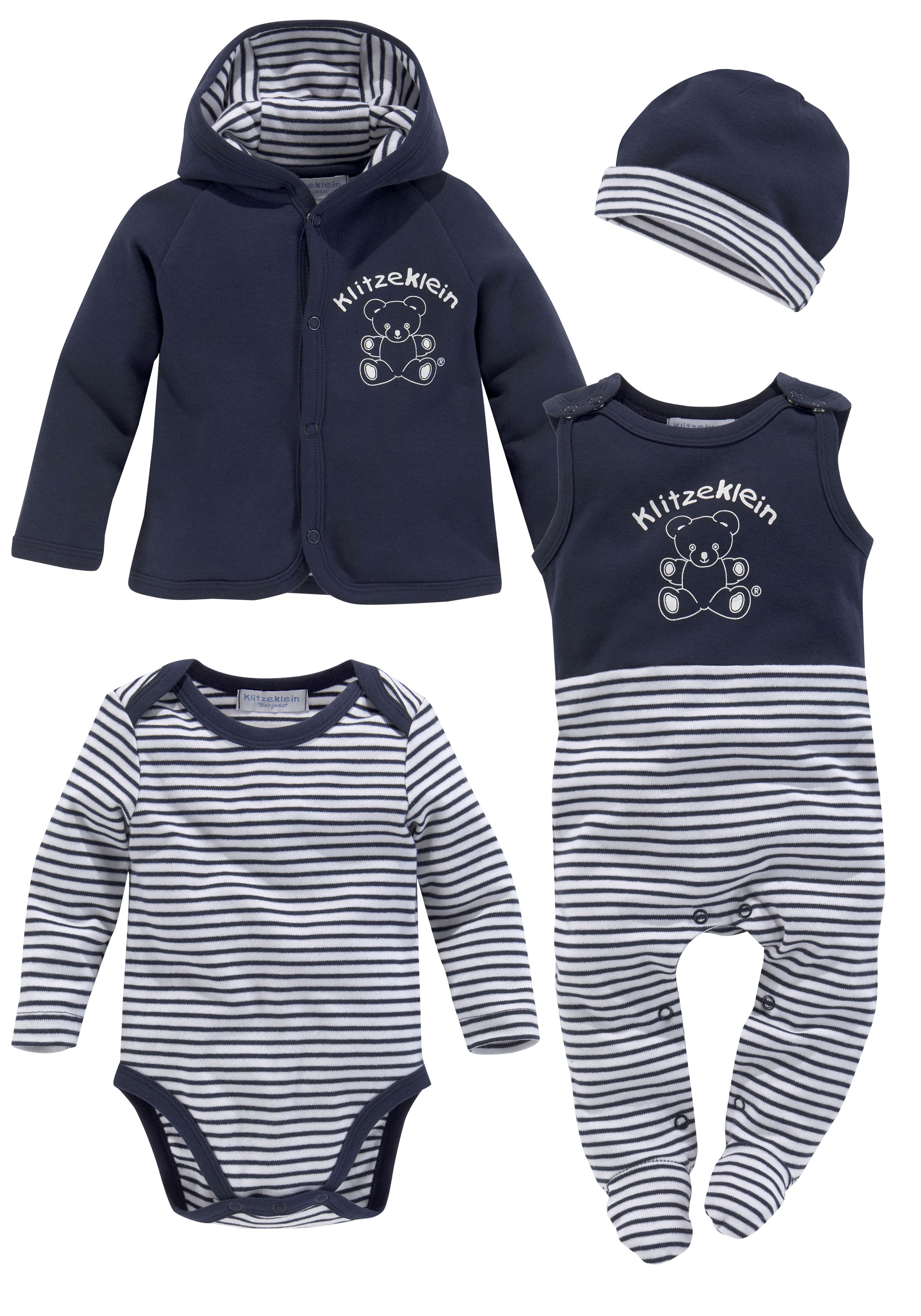 Neugeborenen-Geschenkset »Baby-Set«, (Spar-Set, 4 tlg.), aus Bio-Baumwolle