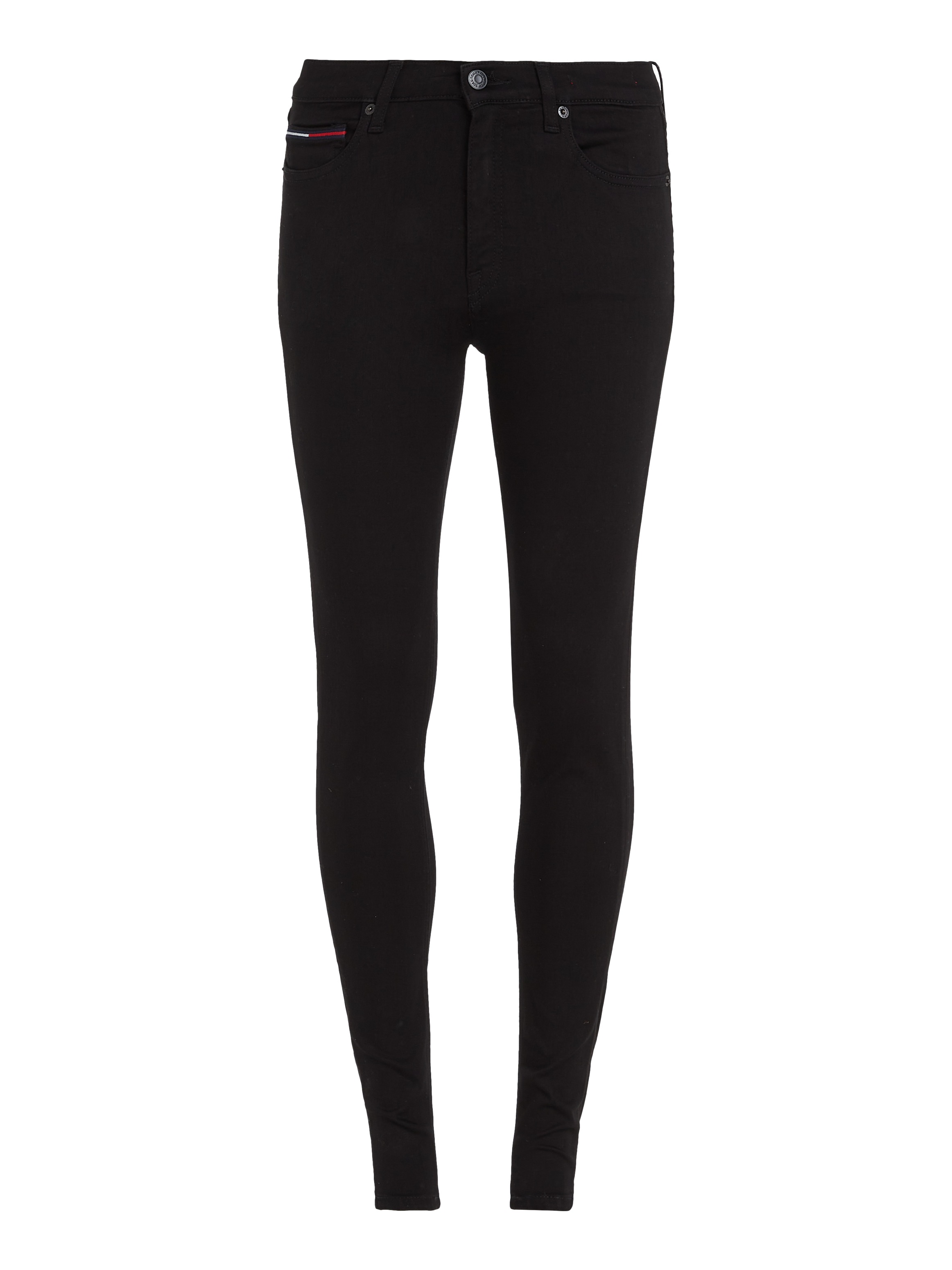 Tommy Jeans Skinny-fit-Jeans »Nora Mid Rise Skinny Fit«, mit Tommy Jeans Logo-Badge & Stickereien